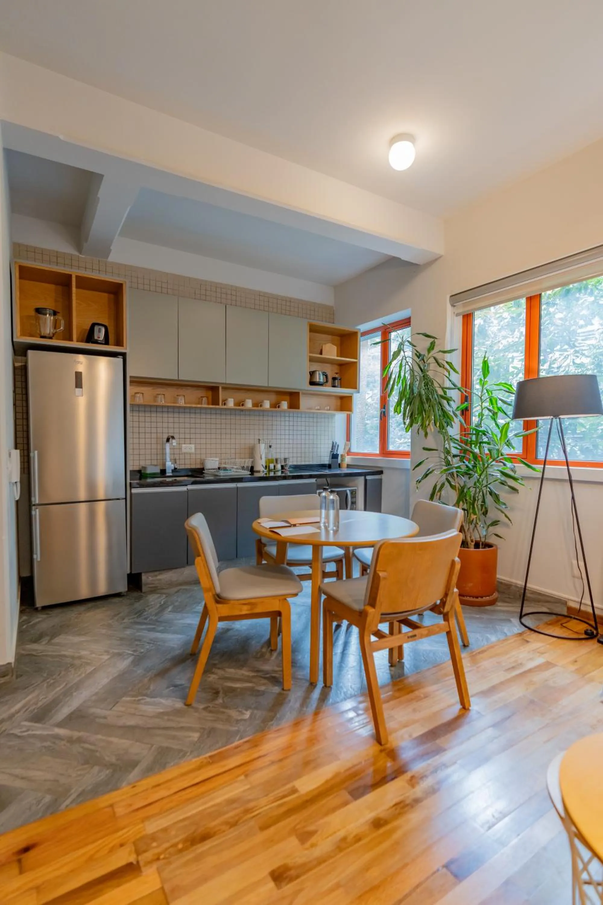 Kitchen or kitchenette in La Campechana in the heart of Roma and Condesa