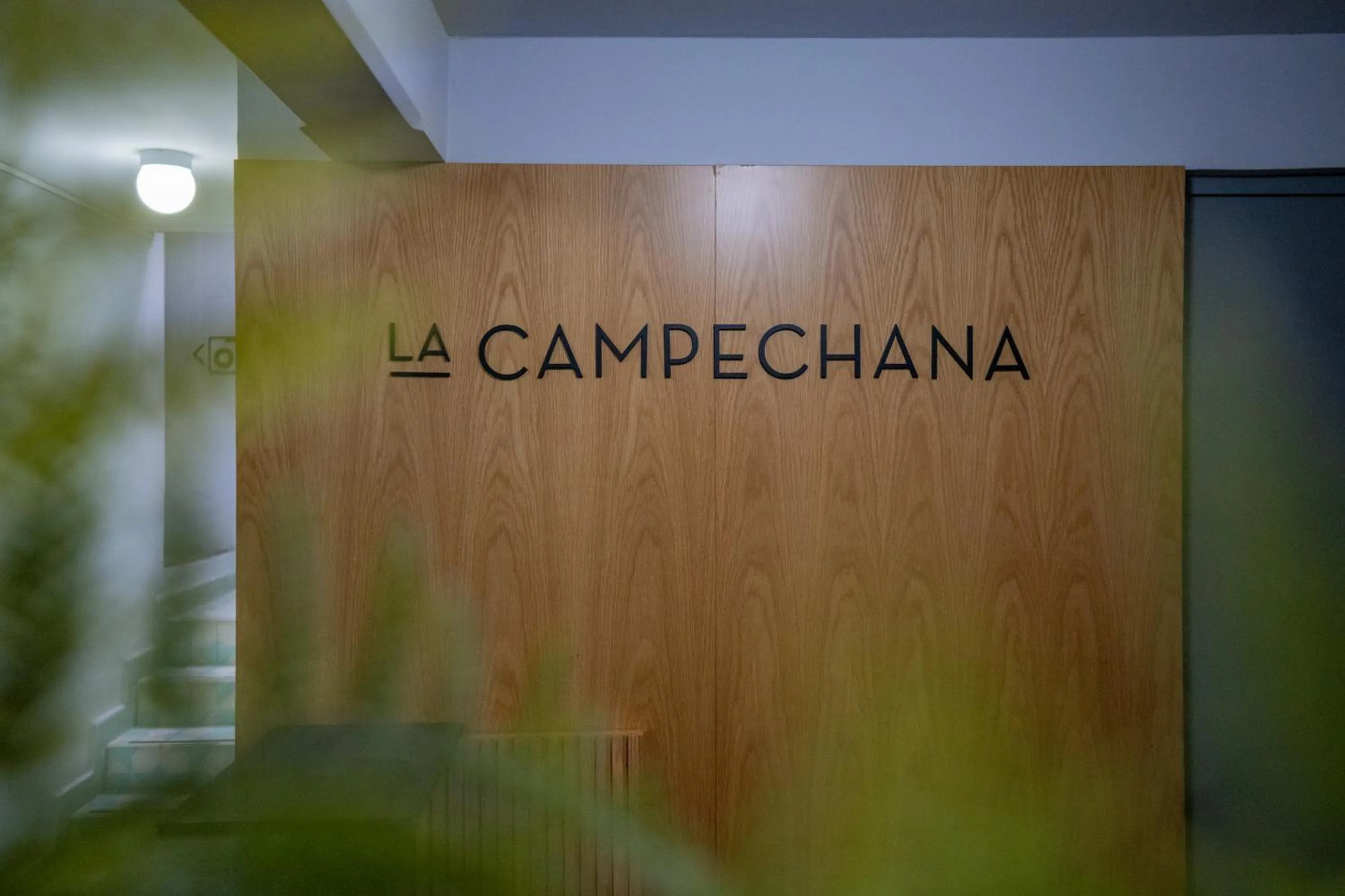 Logo/Certificate/Sign in La Campechana in the heart of Roma and Condesa