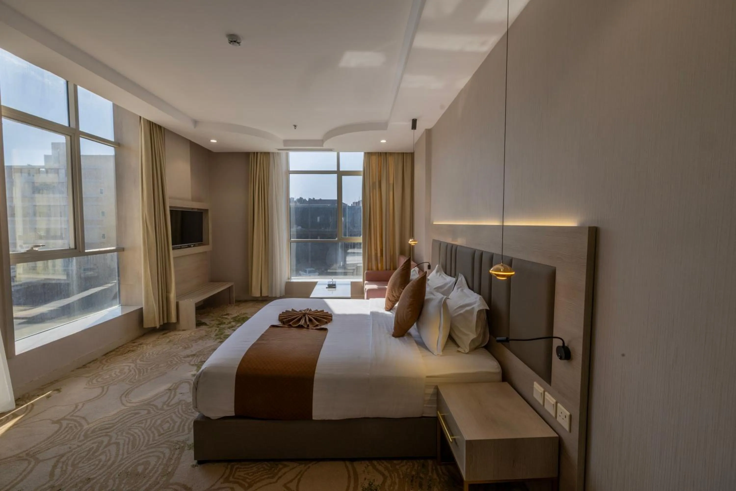 Bed in Armada Residence Hotel Shafa Road