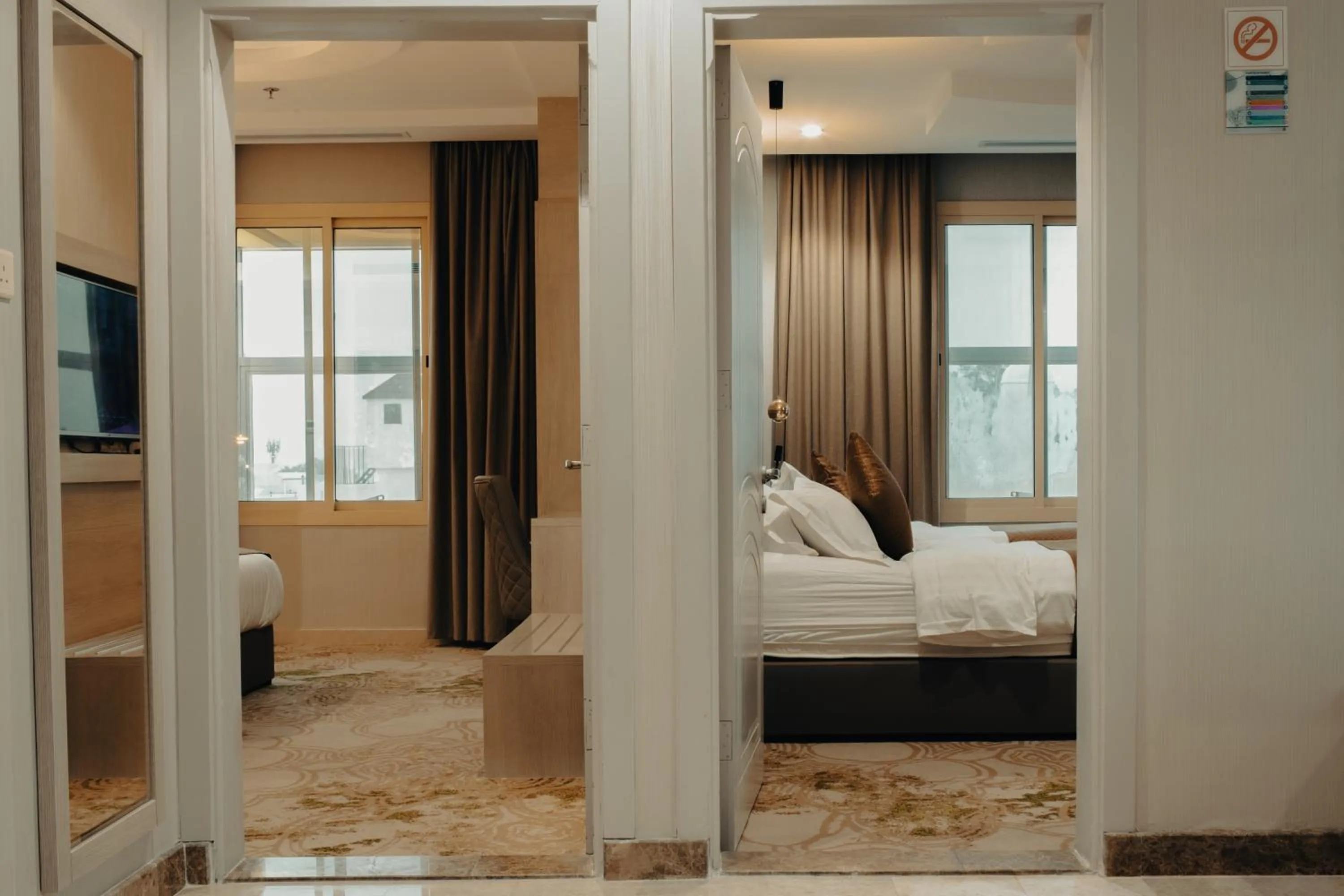 Bed in Armada Residence Hotel Shafa Road