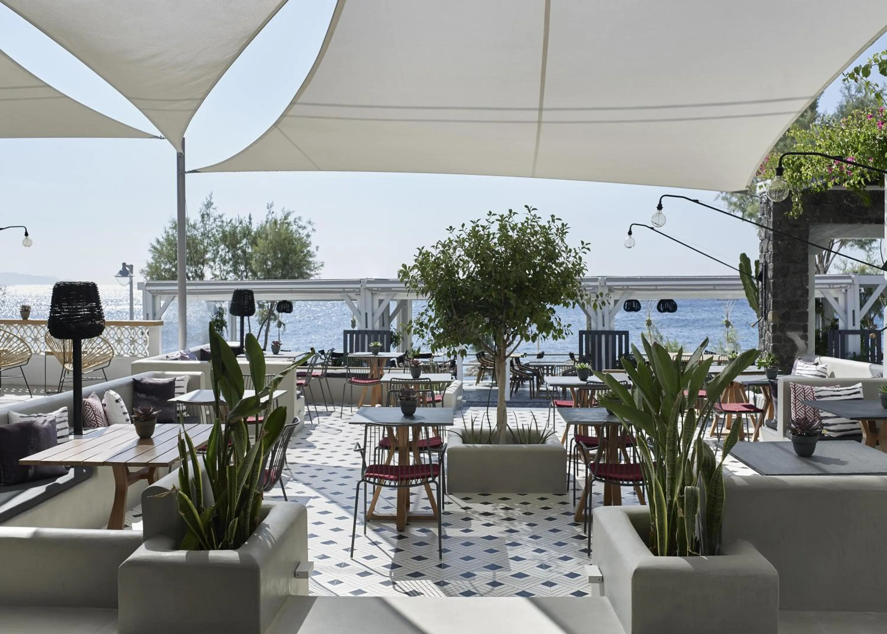 Lounge or bar in Afroditi Venus Beach Resort