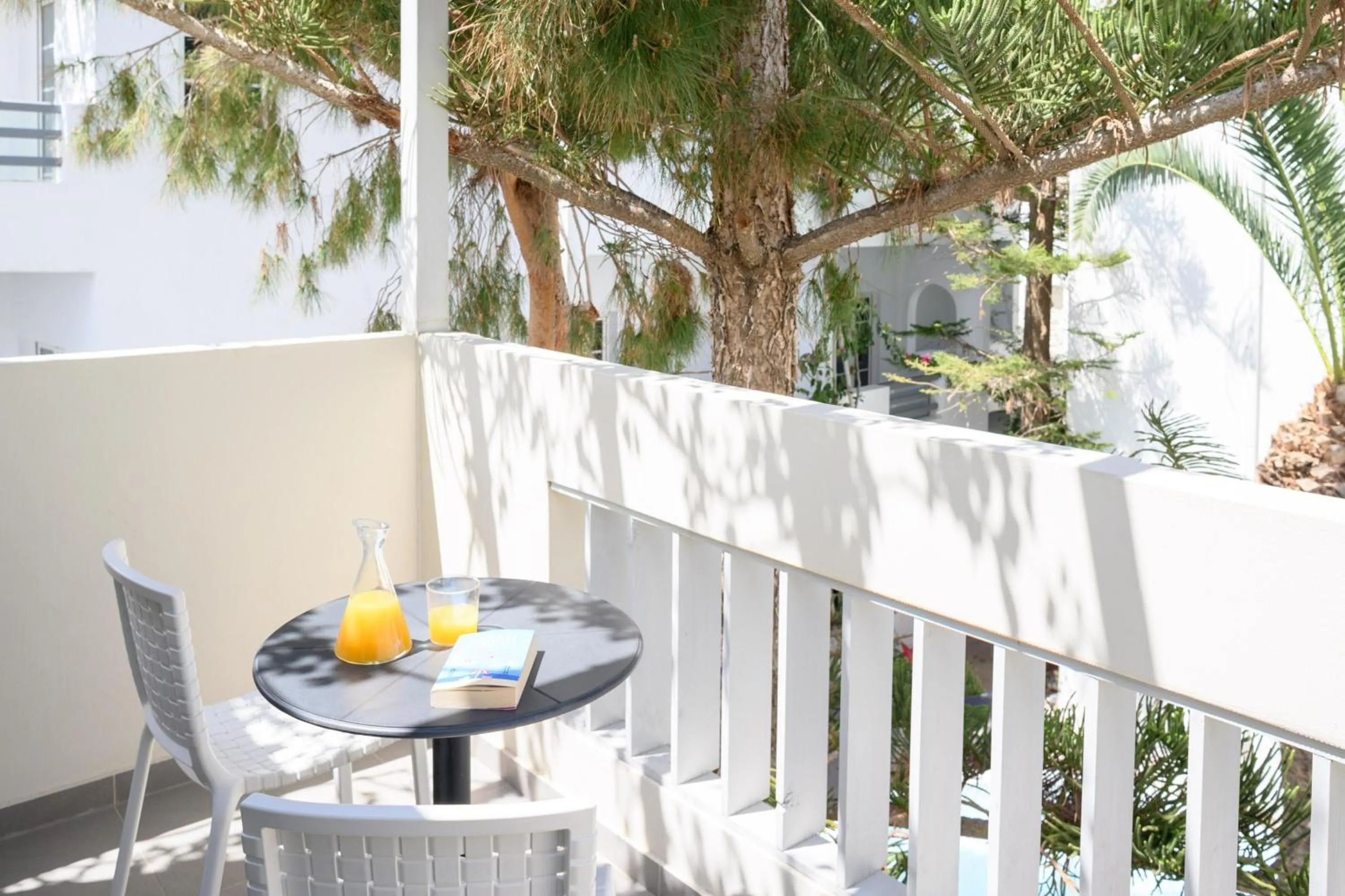 Balcony/Terrace in Afroditi Venus Beach Resort