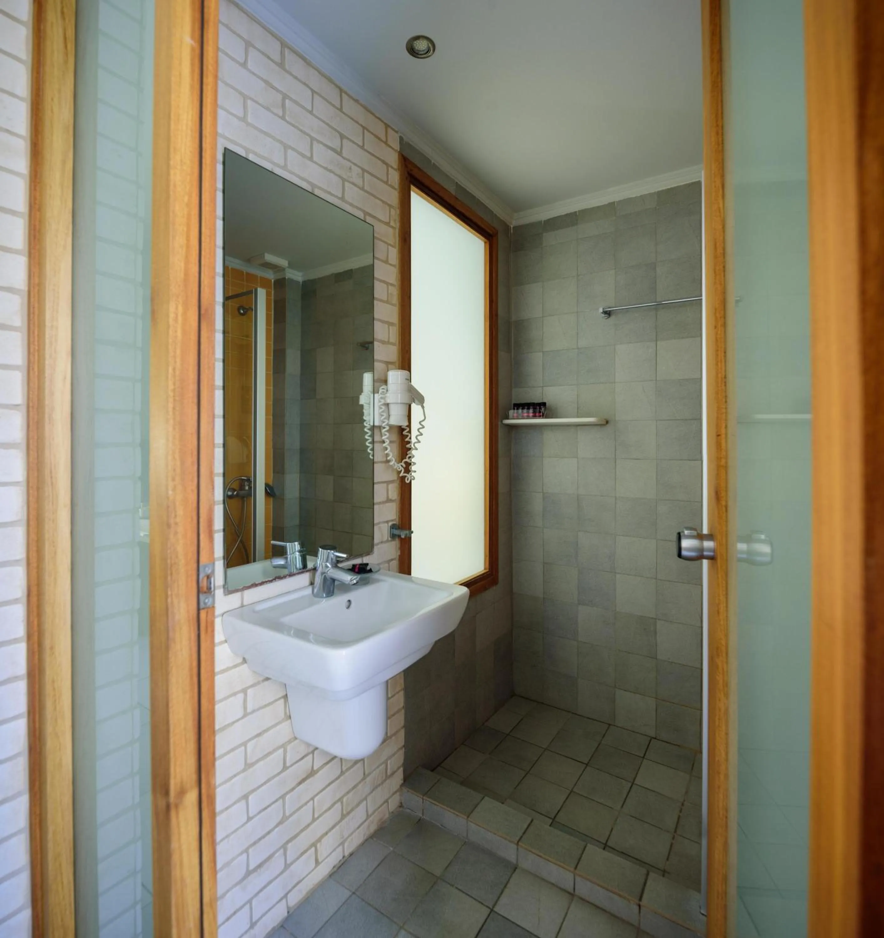 Bathroom in Afroditi Venus Beach Resort