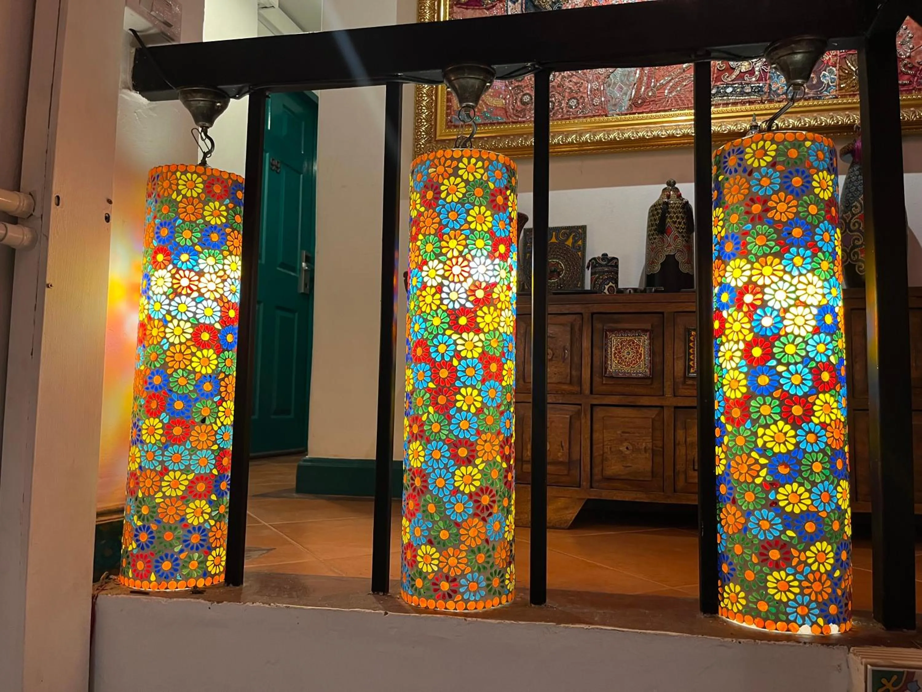 Decorative detail in Yellow Lamoon Hotel