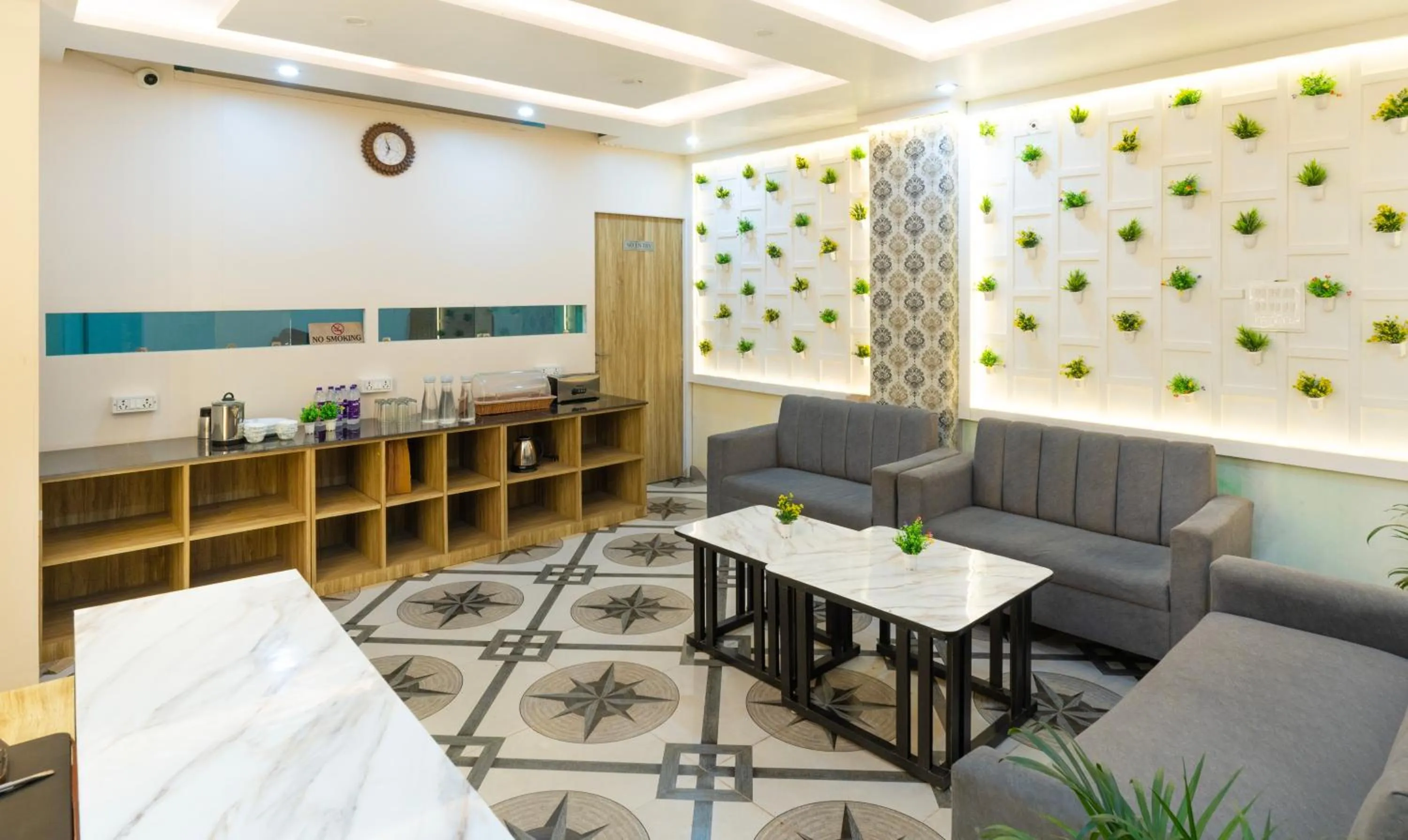 Dining area in Treebo Om Shree Banaras