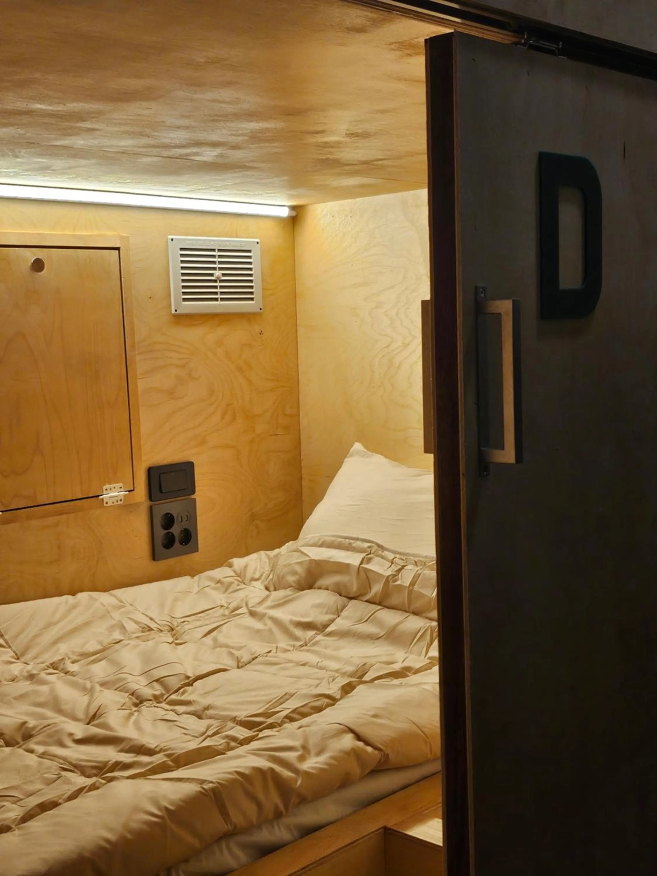 Bed in Travel Light Hostel