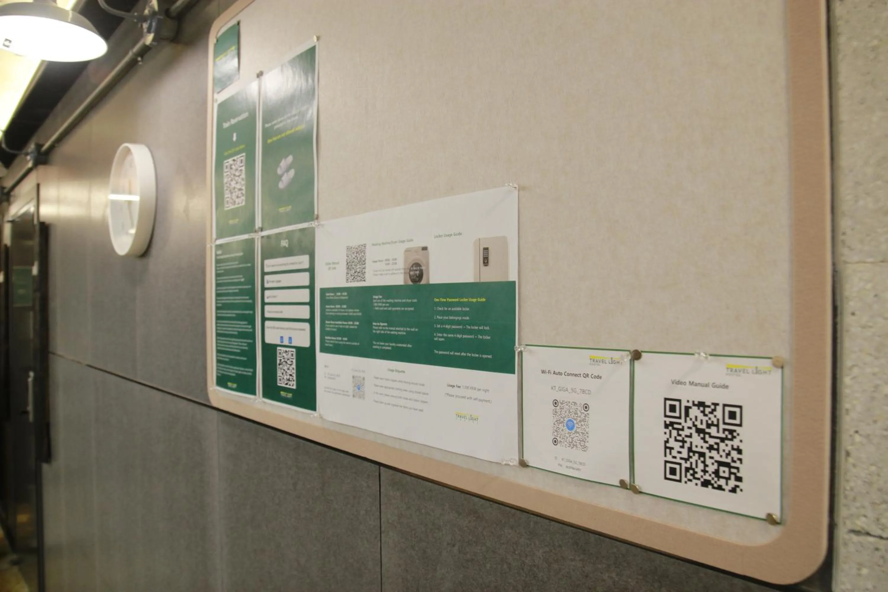 Lobby or reception in Travel Light Hostel