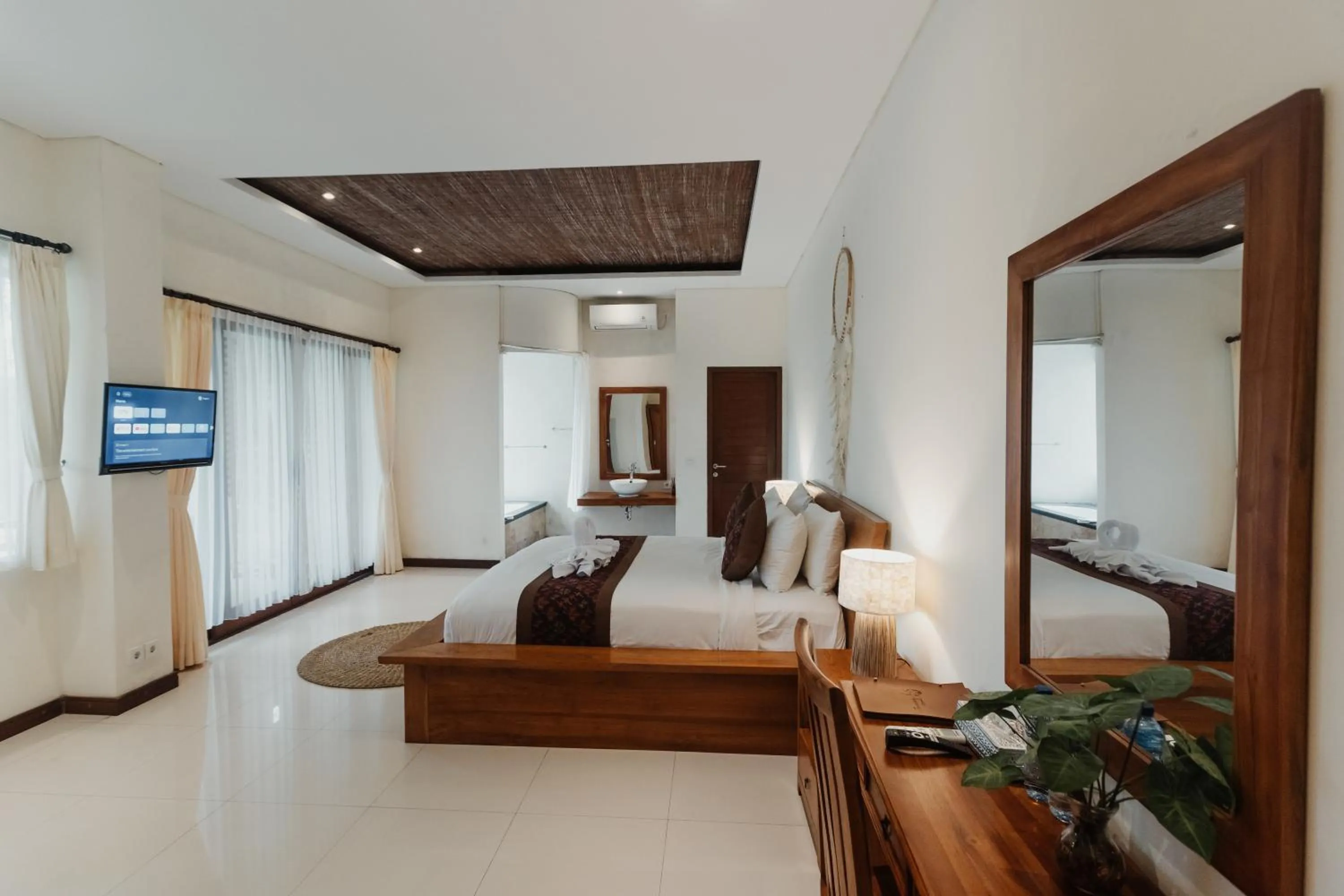 Bed in The Iyang Ubud