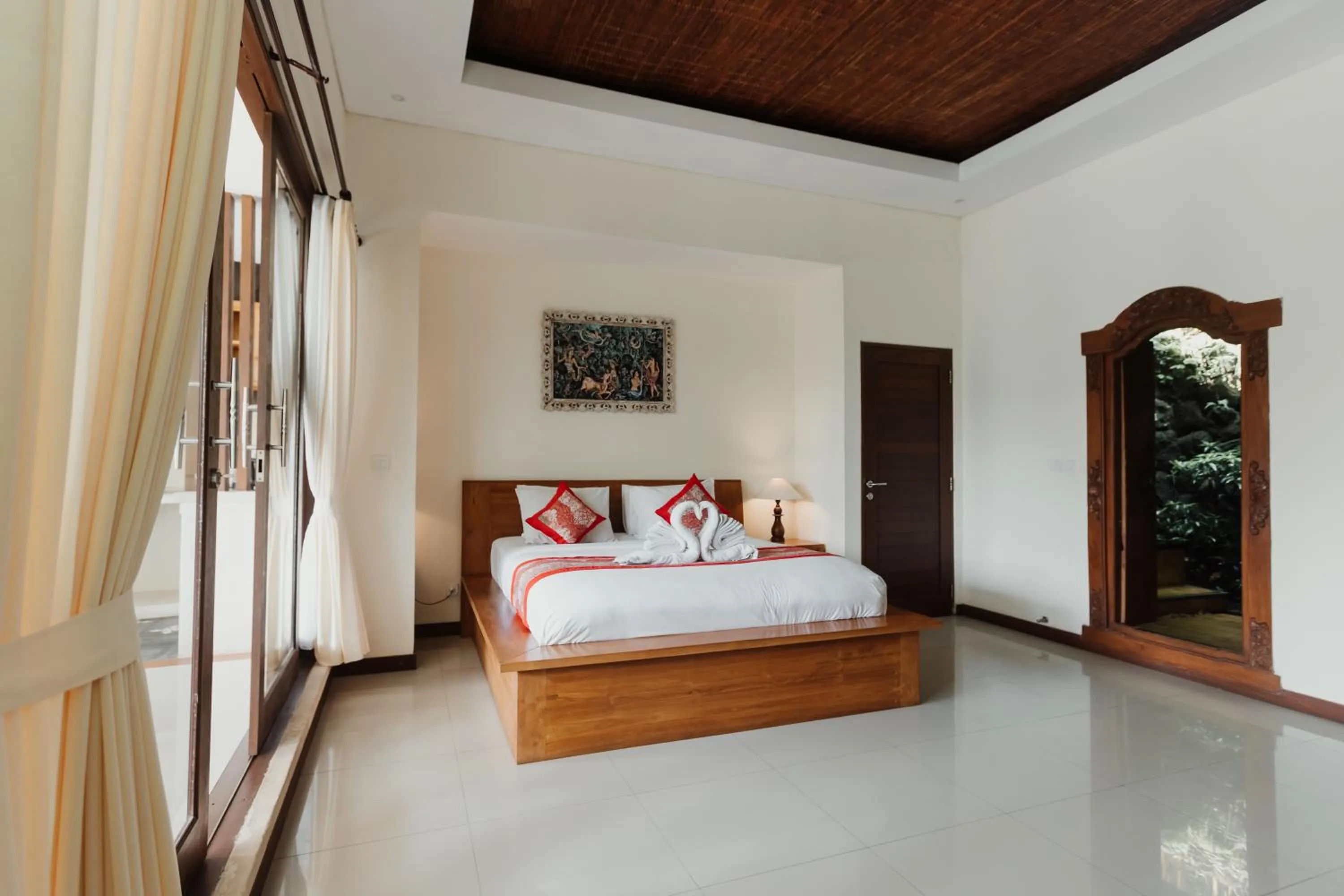 Bed in The Iyang Ubud