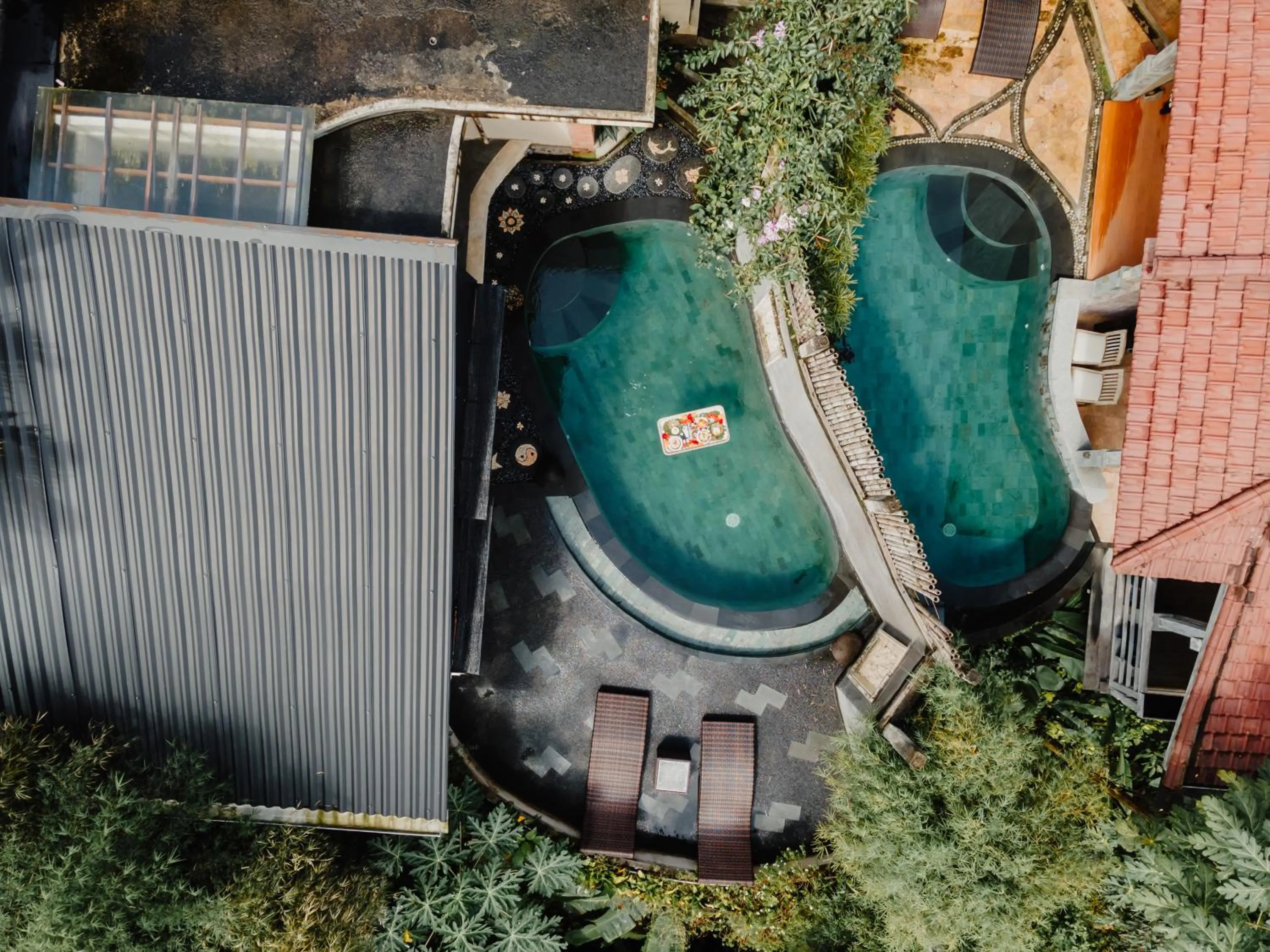 Pool view in The Iyang Ubud