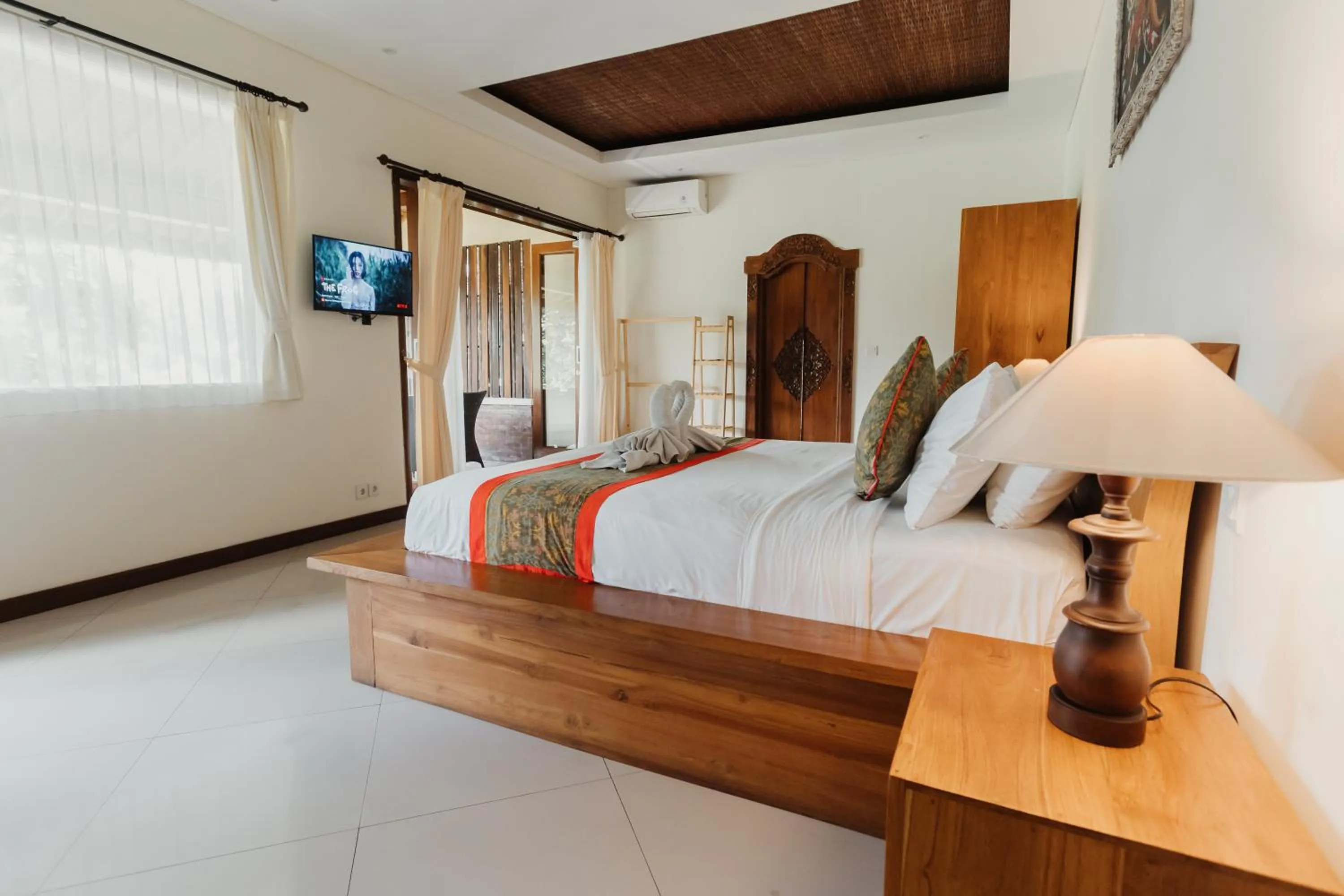 Bed in The Iyang Ubud