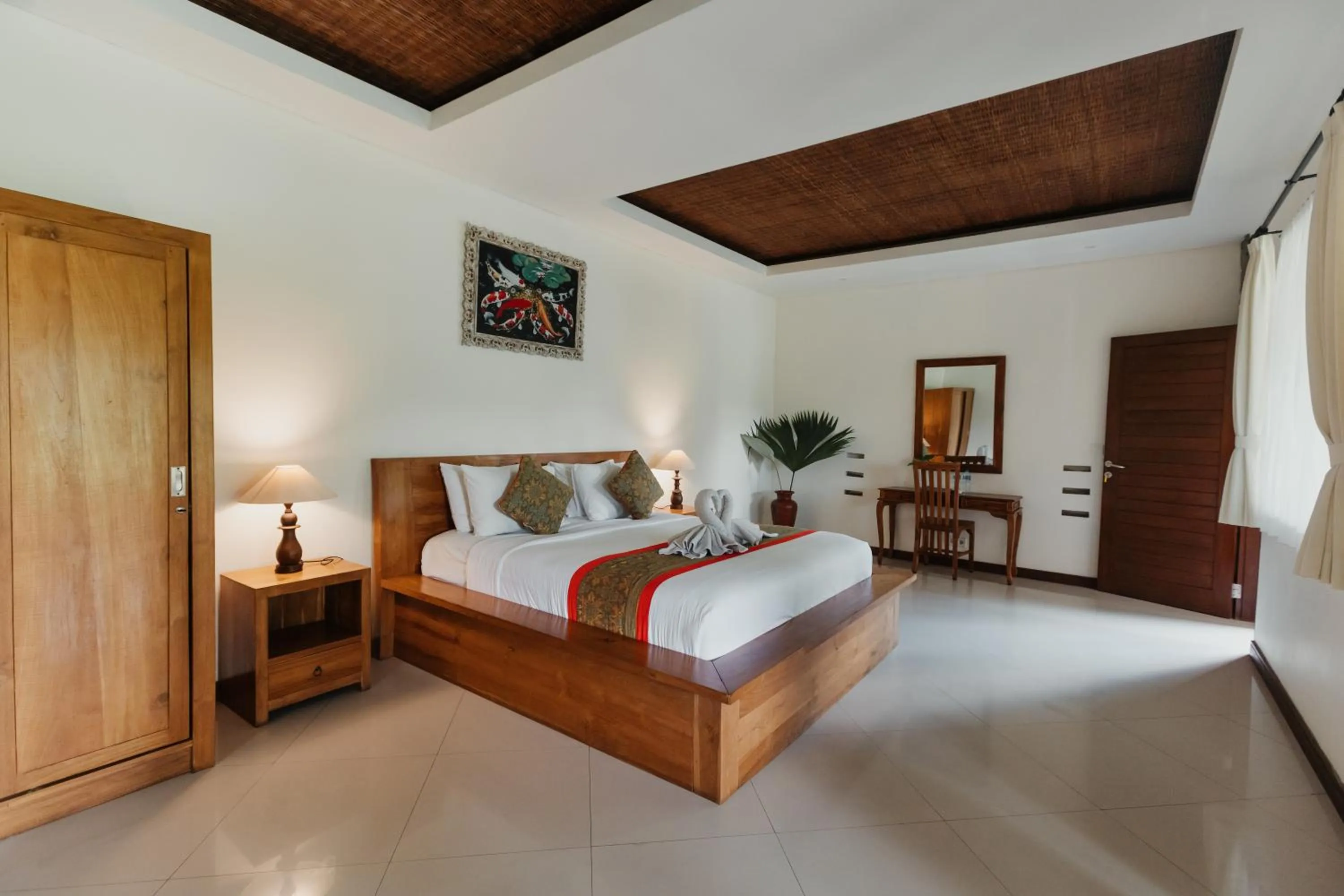Bed in The Iyang Ubud
