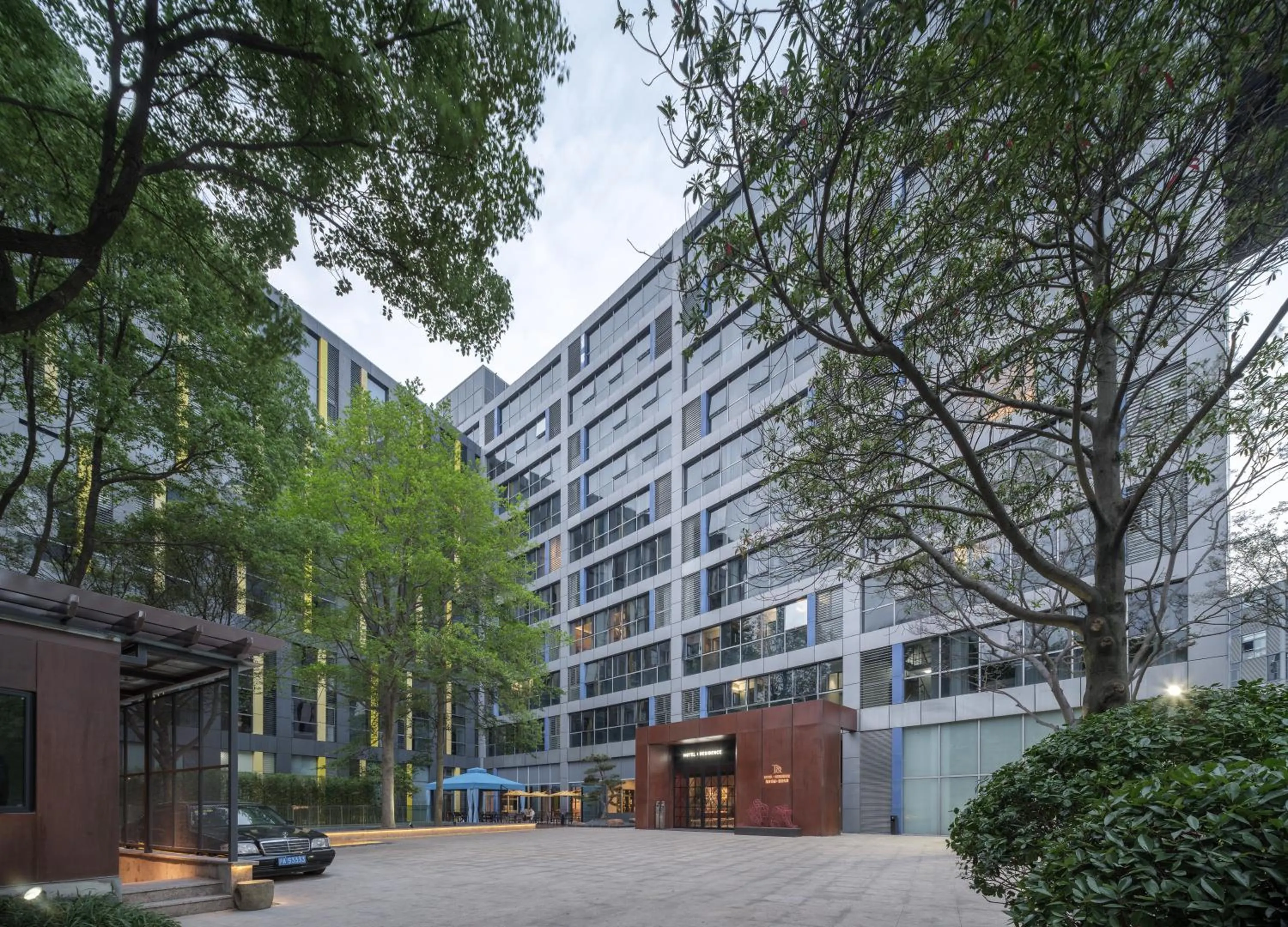 Property building in Shanghai T Plus Hotel Residence