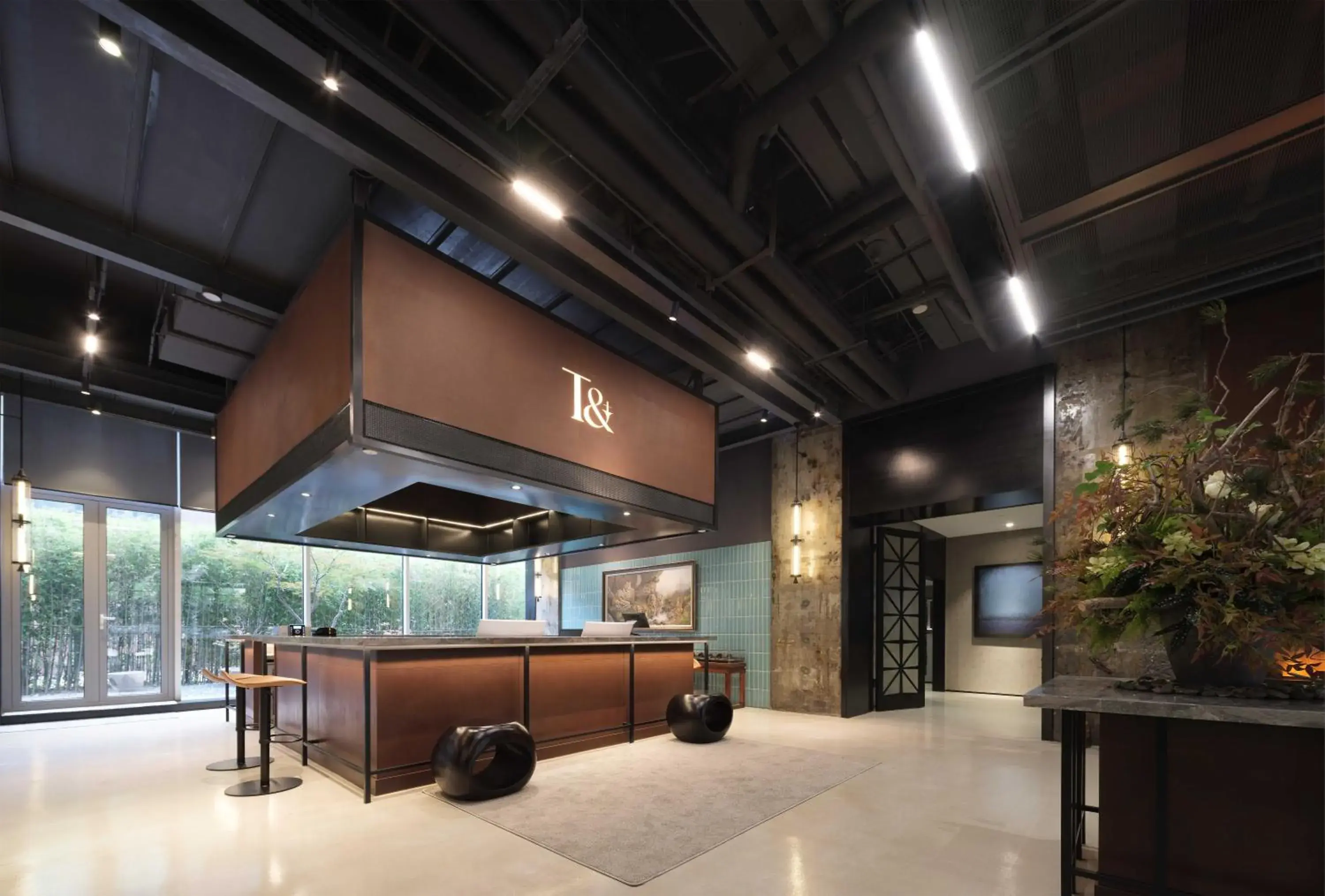Lobby or reception in Shanghai T Plus Hotel Residence Lobby or reception in Shanghai T Plus Hotel Residence