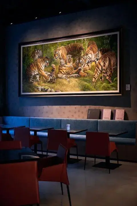 Seating area in Shanghai T Plus Hotel Residence Seating area in Shanghai T Plus Hotel Residence