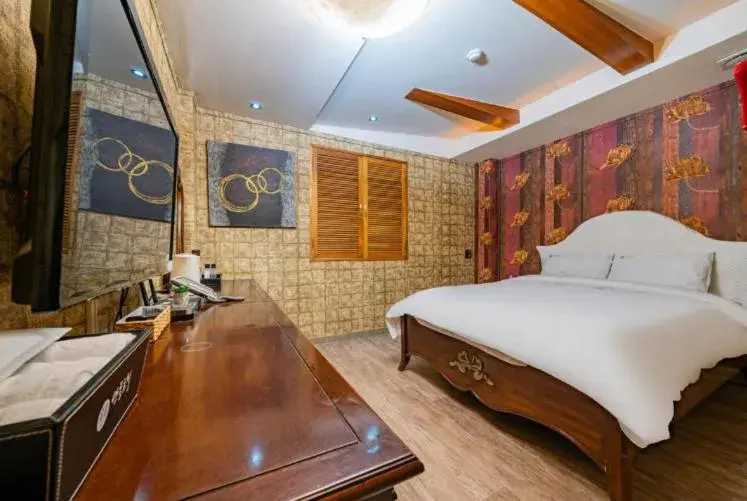 Bed in Andong hotel Bed in Andong hotel