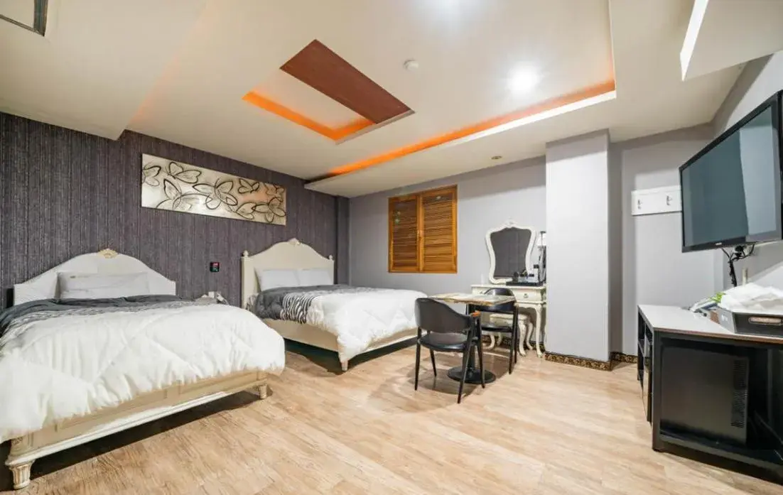 Bed in Andong hotel Bed in Andong hotel