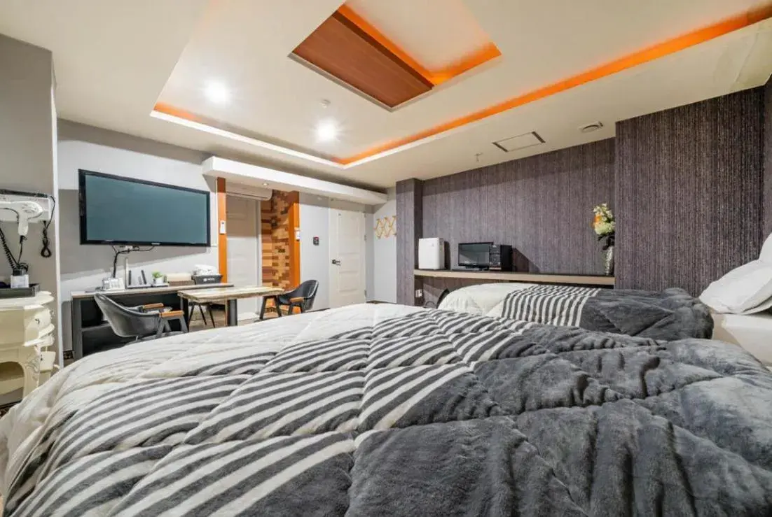 Bed in Andong hotel Bed in Andong hotel