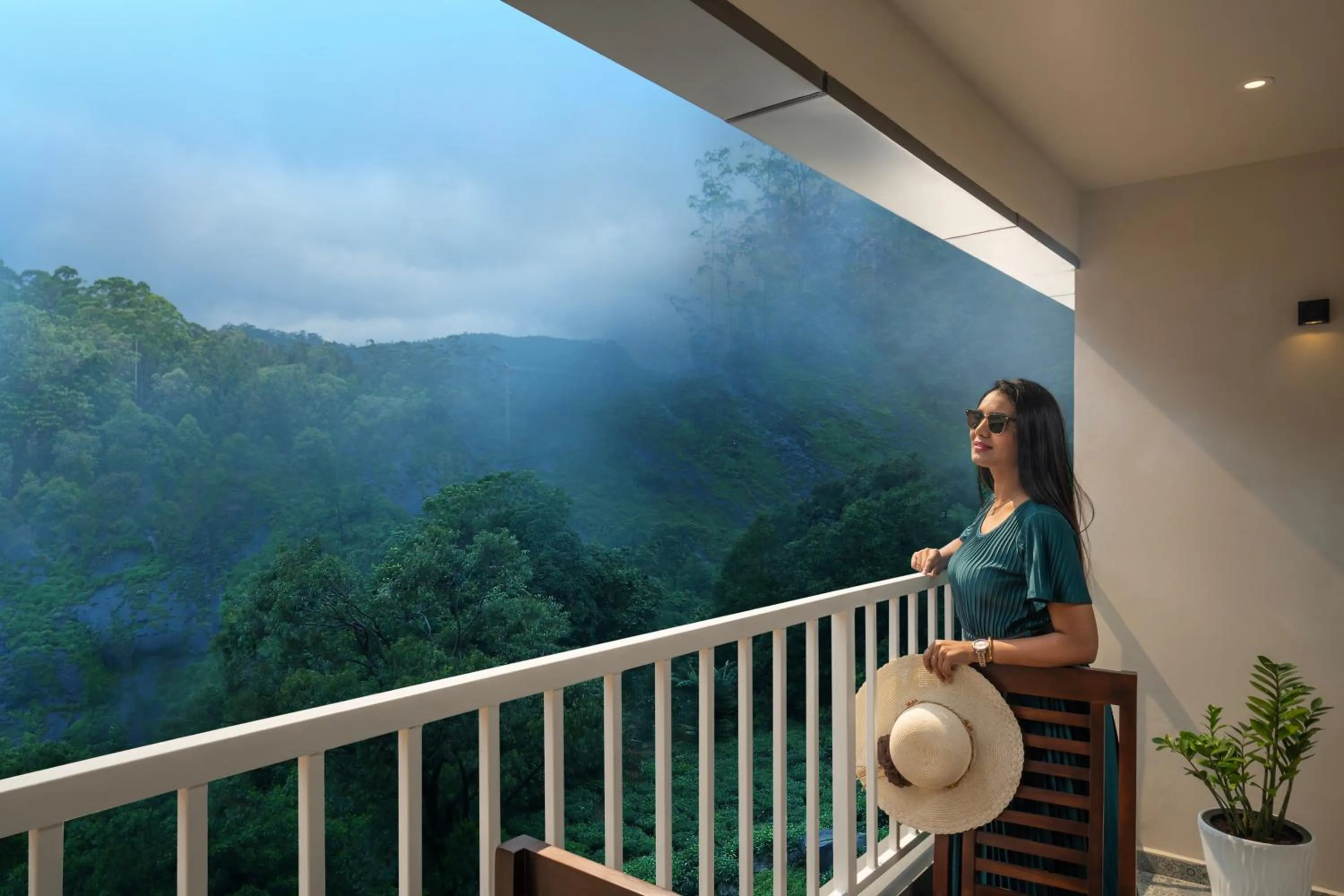 Balcony/Terrace in Green Tea Hotels