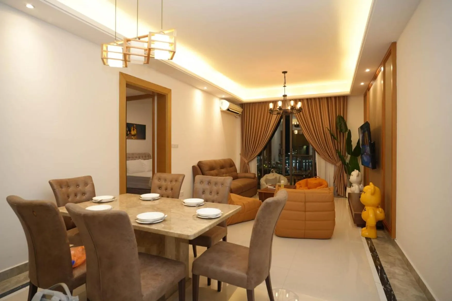 Living room in R&F Princess Cove, U-Home