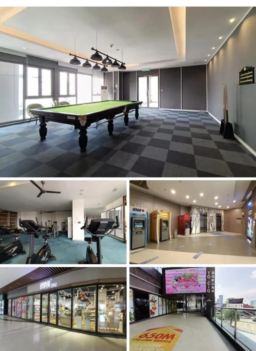 Area and facilities in R&F Princess Cove, U-Home