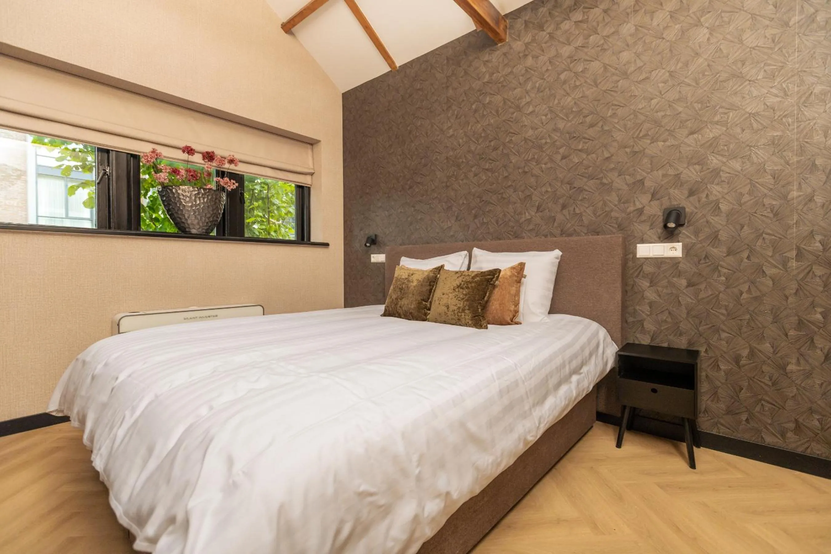 Bed in Hotel Twenty-Three Amsterdam Airport