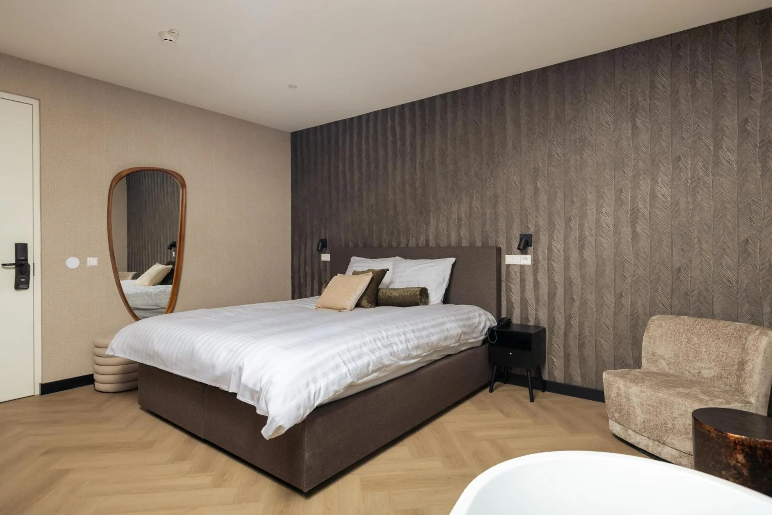 Bed in Hotel Twenty-Three Amsterdam Airport