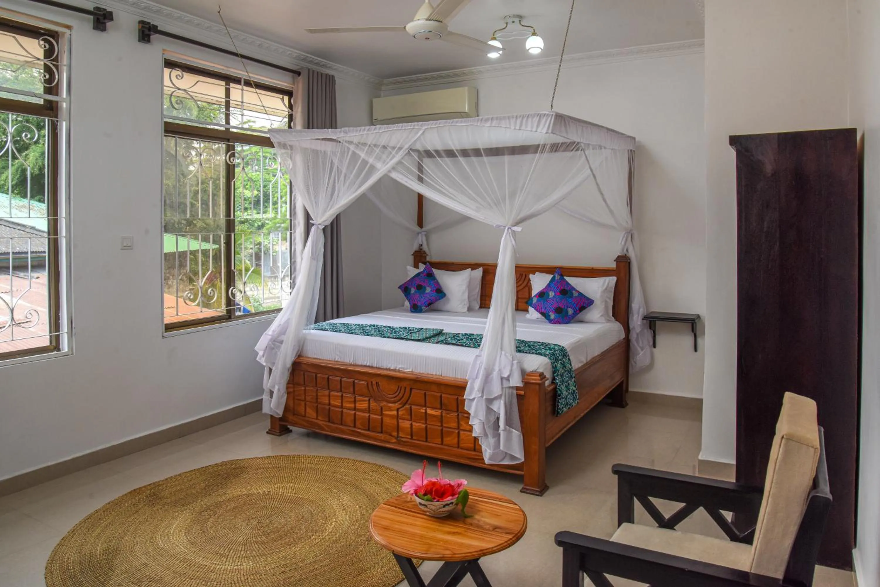 Bed in Zanzibar View Hotel