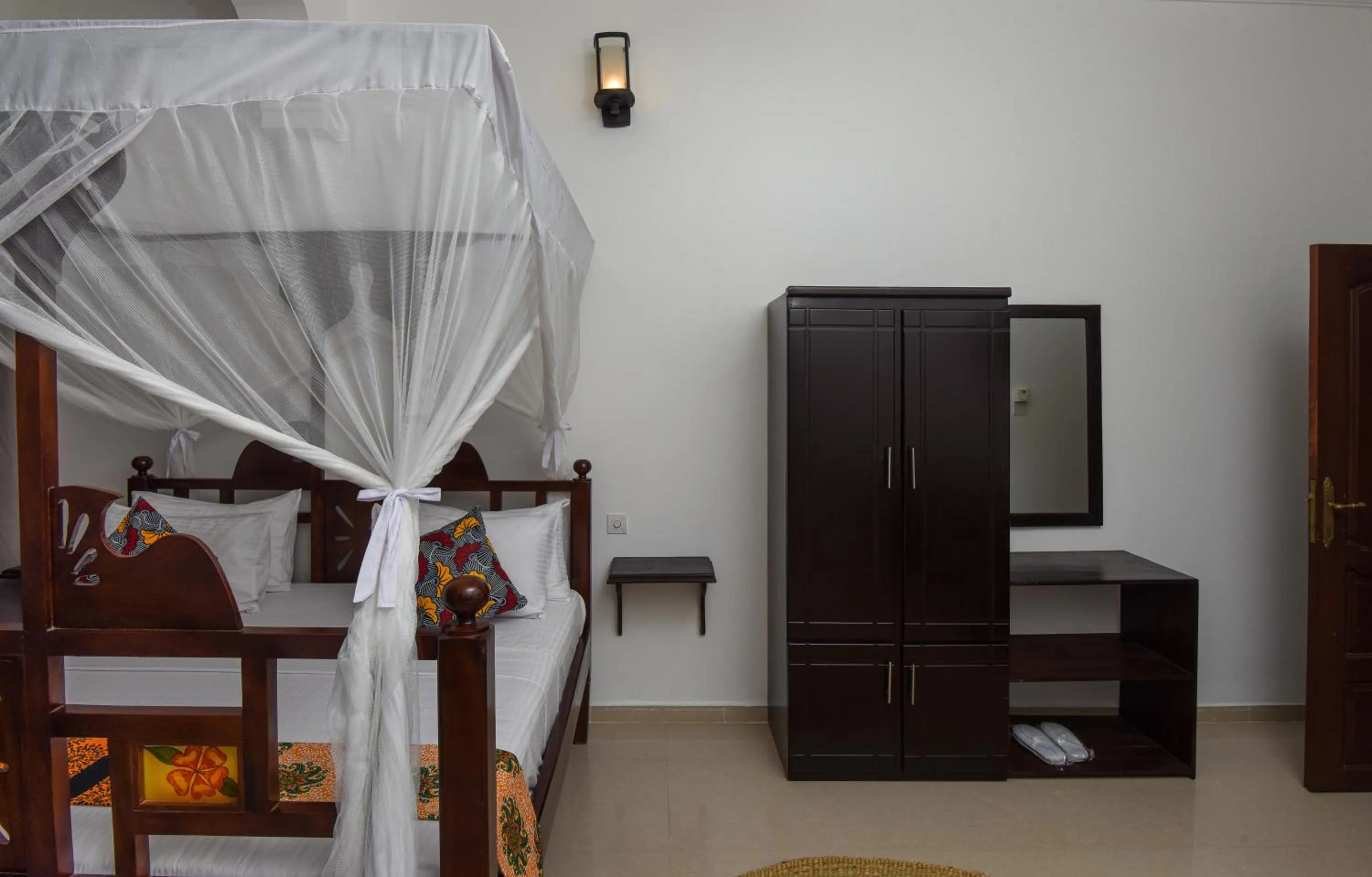 Bed in Zanzibar View Hotel