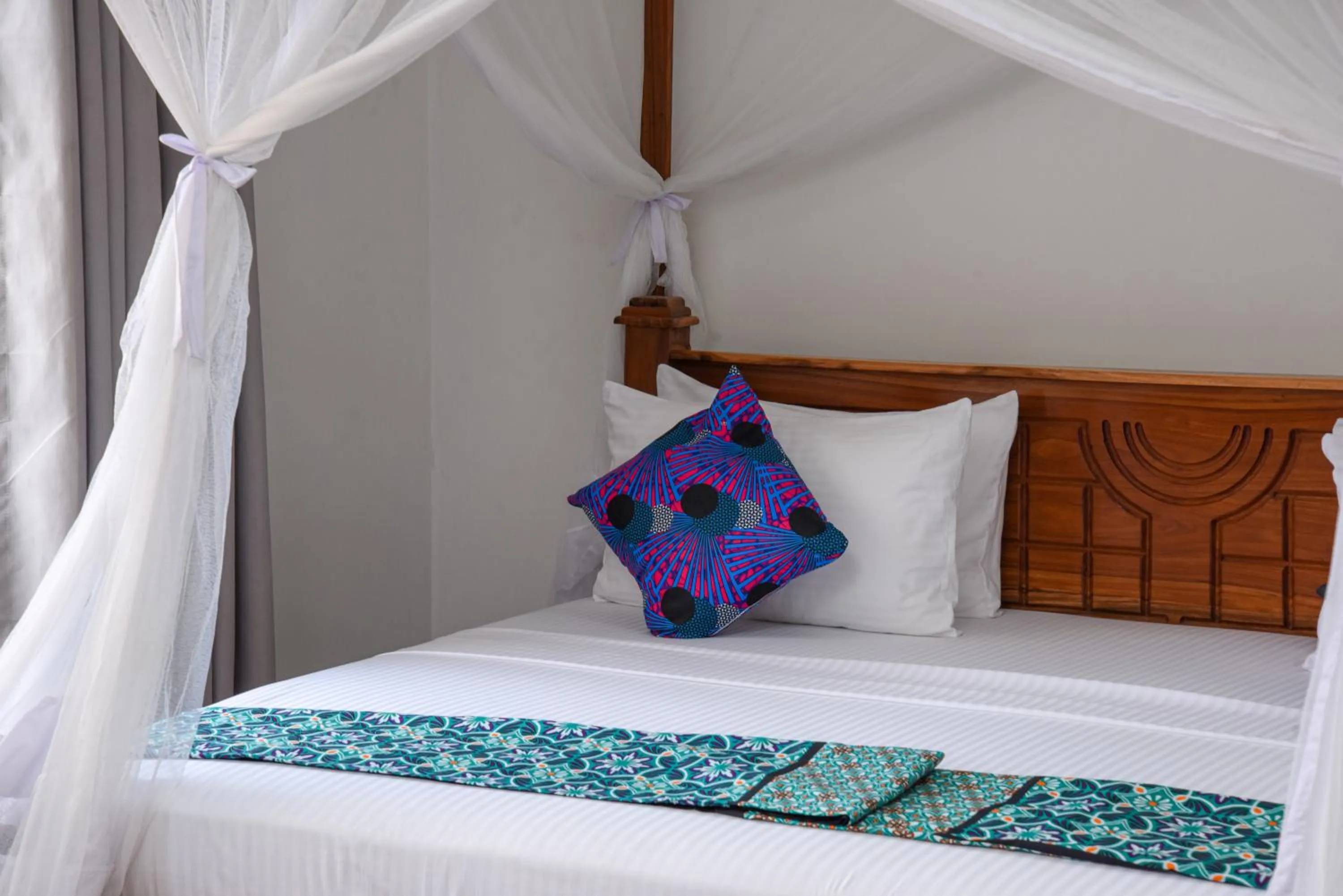 Bed in Zanzibar View Hotel