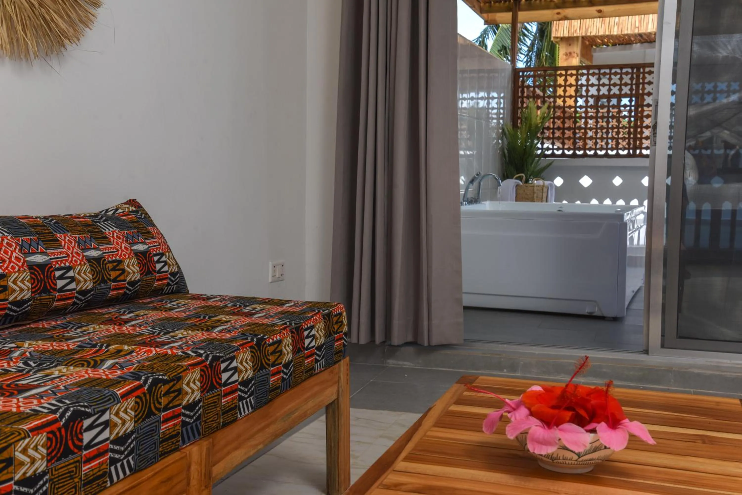 Seating area in Zanzibar View Hotel