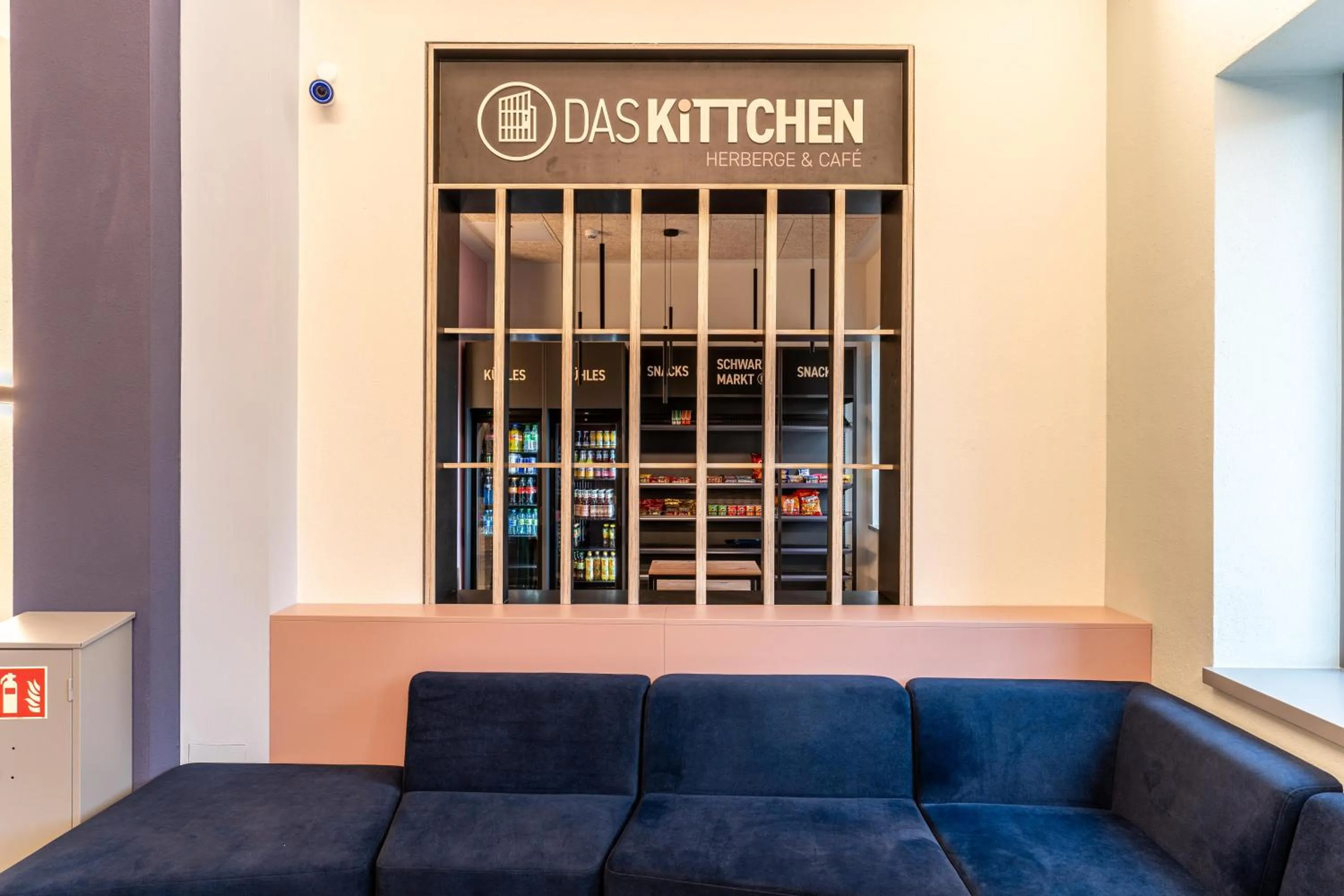 Seating area in Das Kittchen