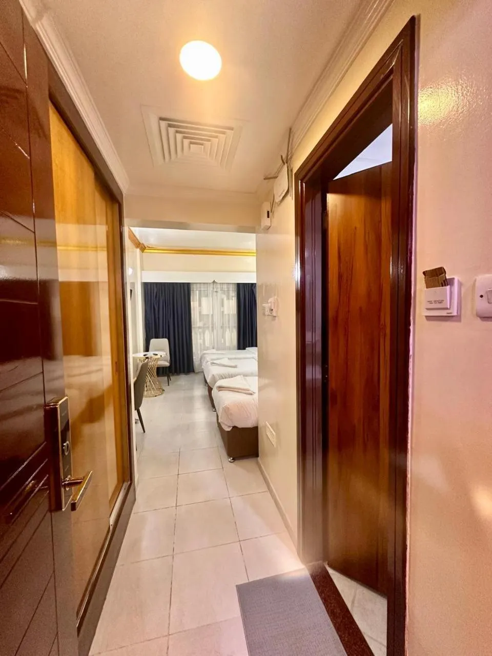 Bed in Galaxy Star Hotel