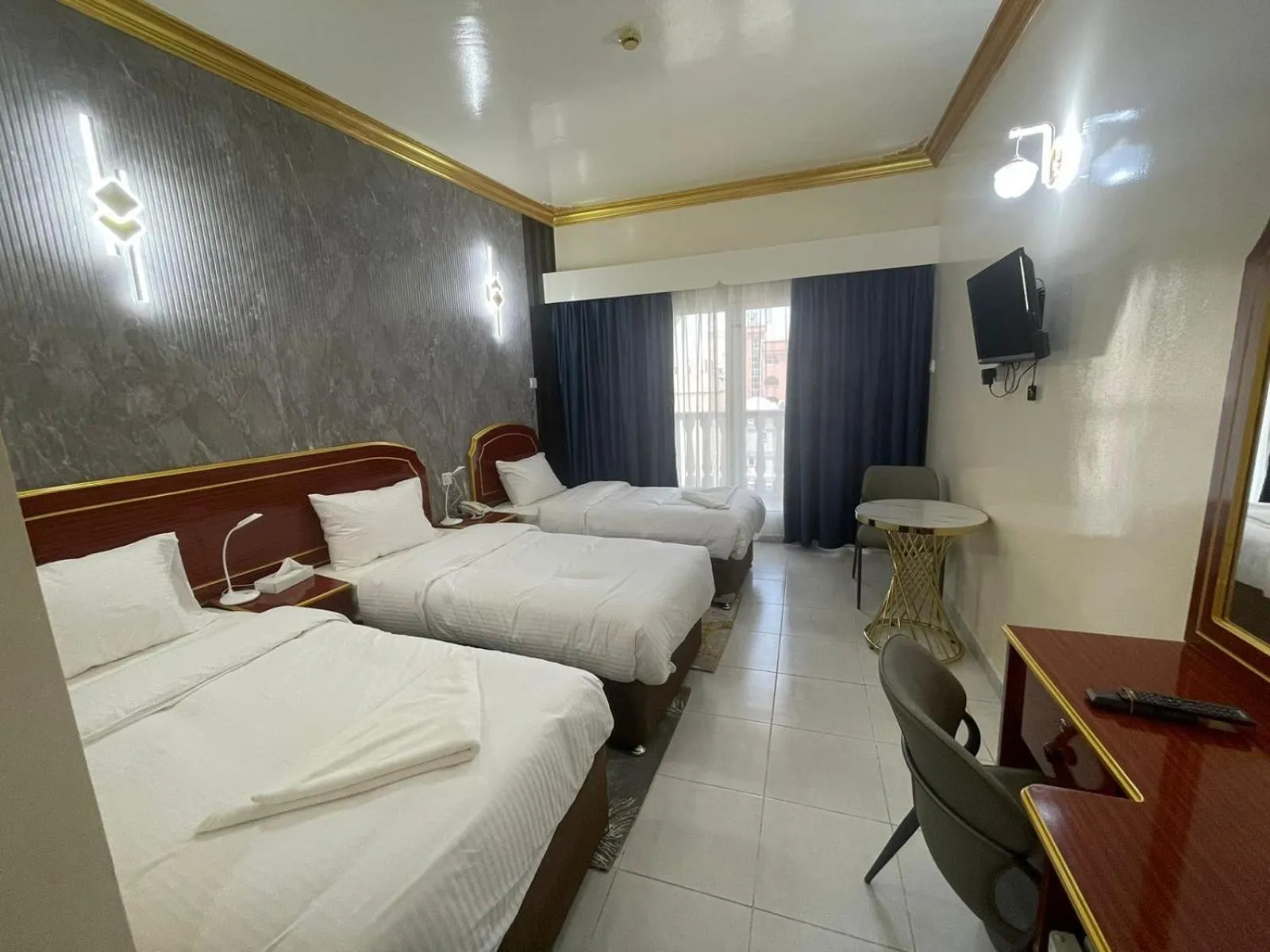 Bed in Galaxy Star Hotel