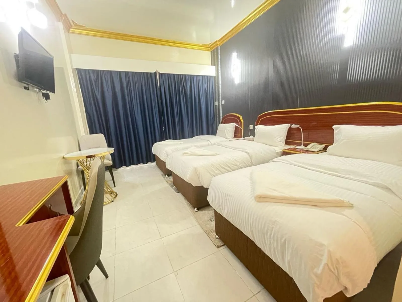 Bed in Galaxy Star Hotel