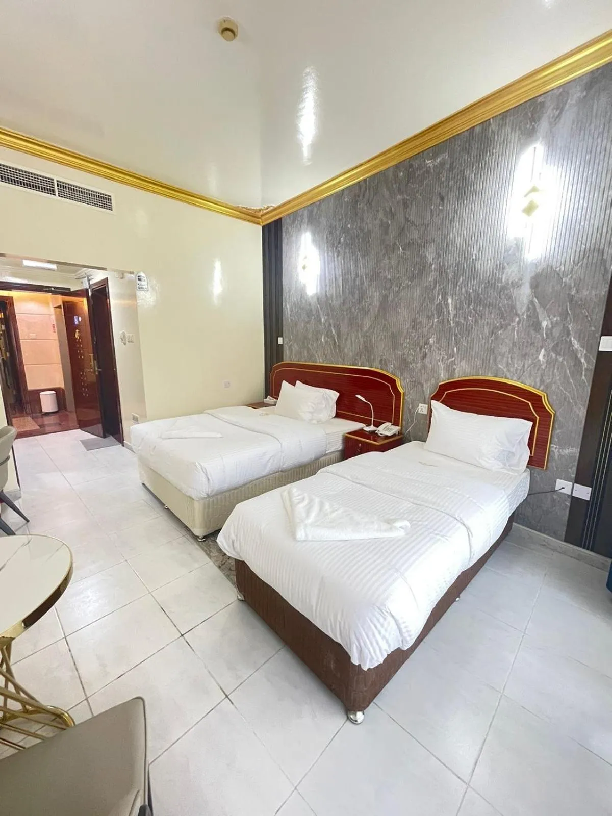 Bed in Galaxy Star Hotel