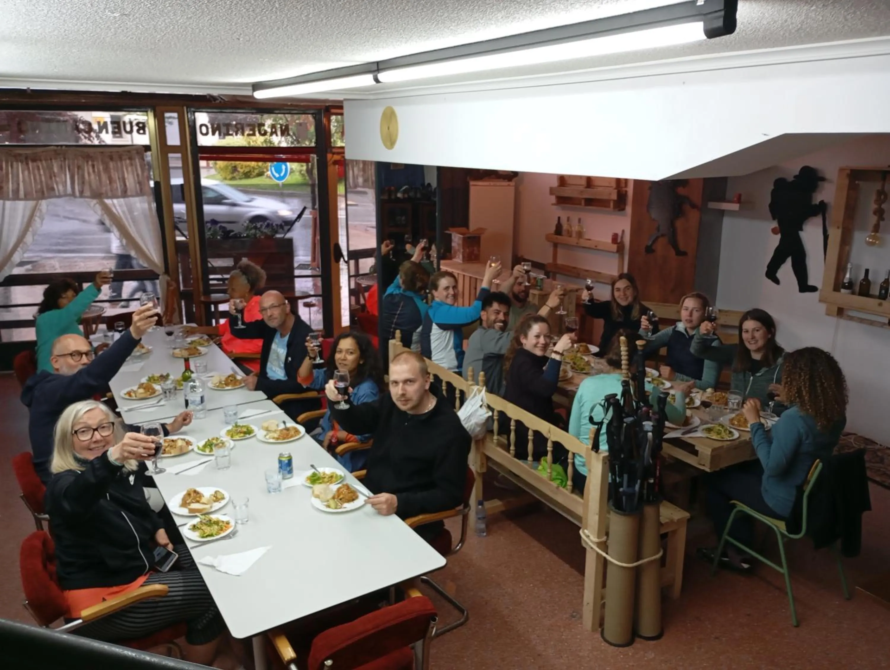 group of guests in El Peregrino Najerino