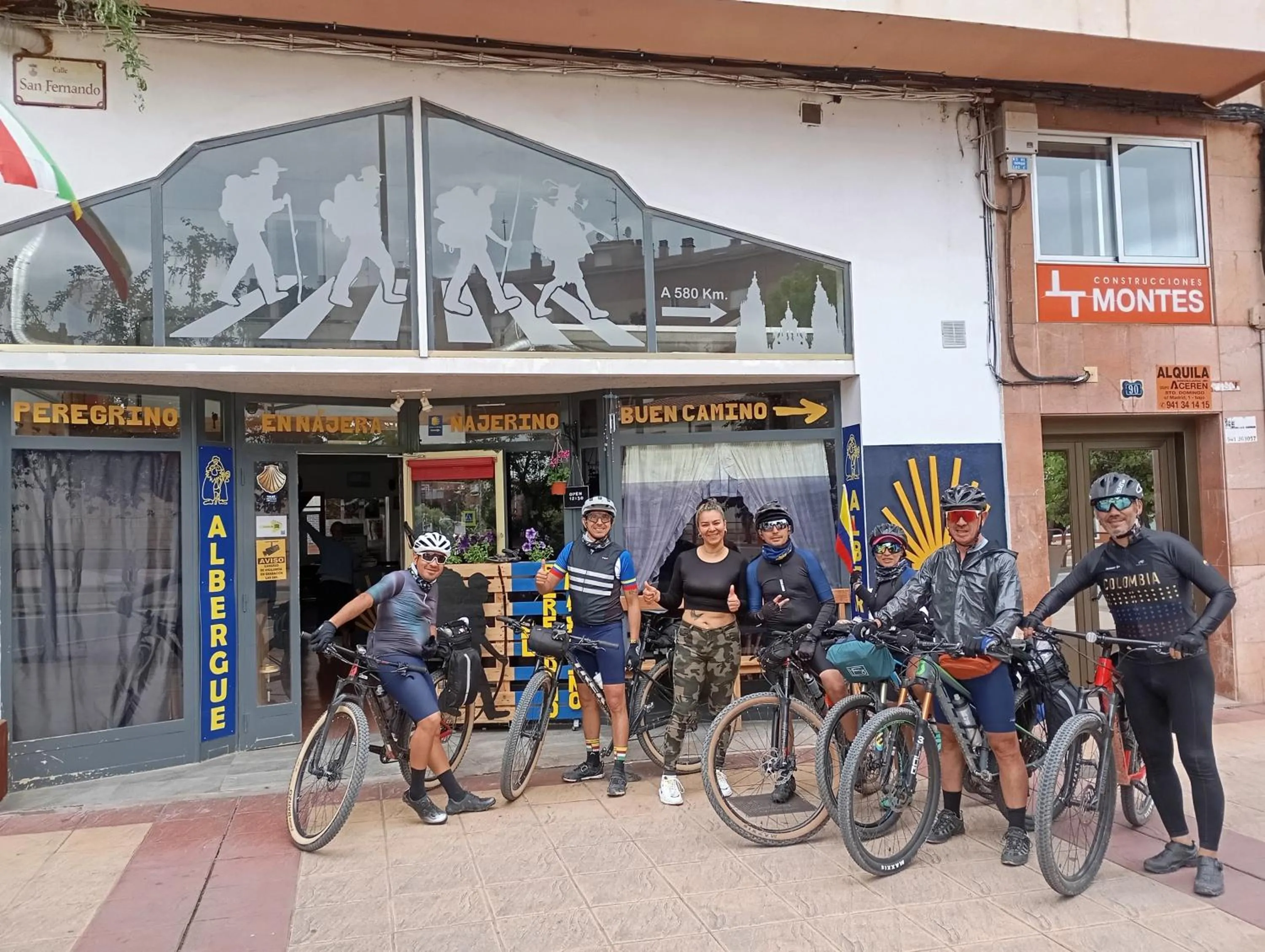 Cycling in El Peregrino Najerino
