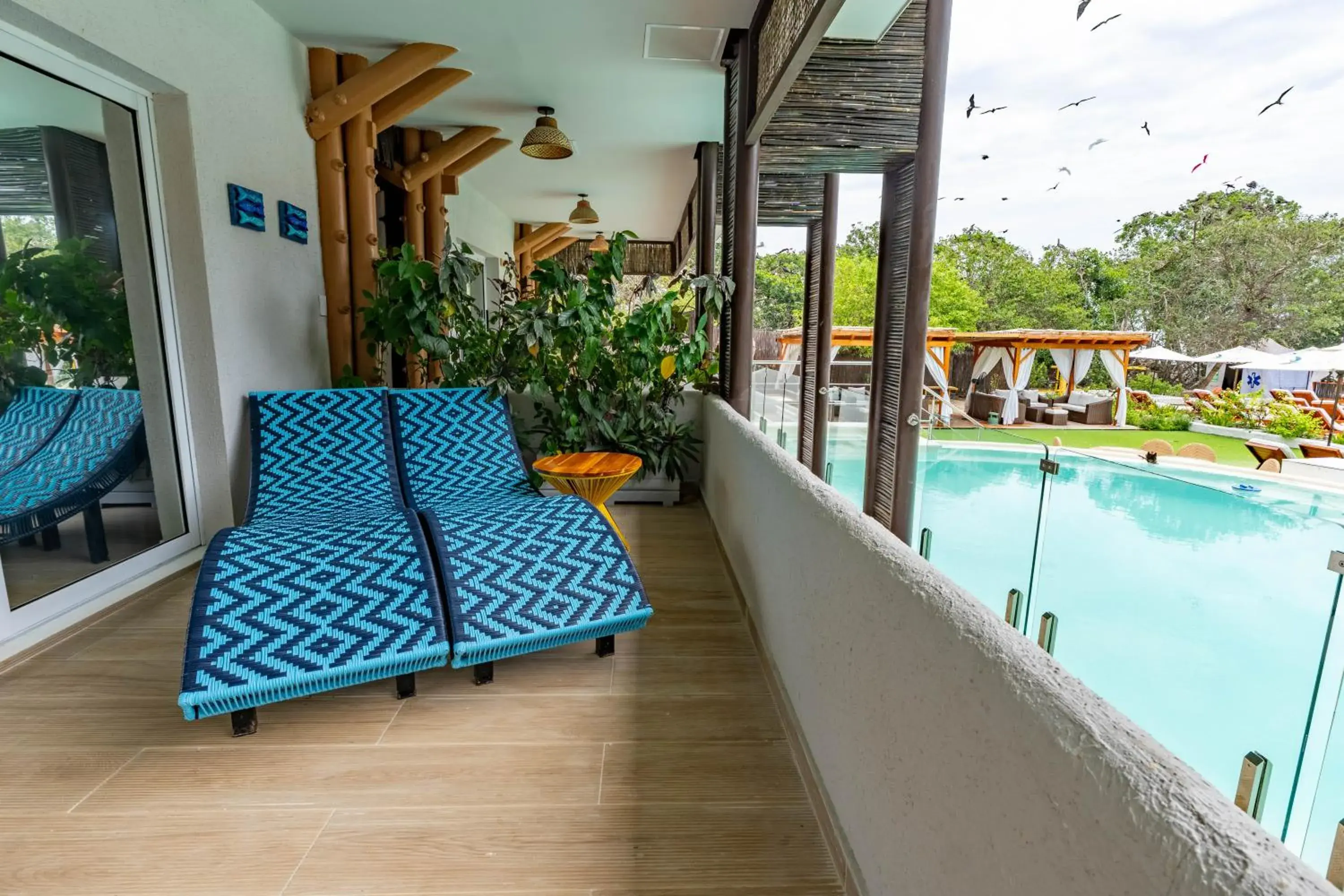 Queen Room with Pool View in Pao Pao Cartagena Queen Room with Pool View in Pao Pao Cartagena