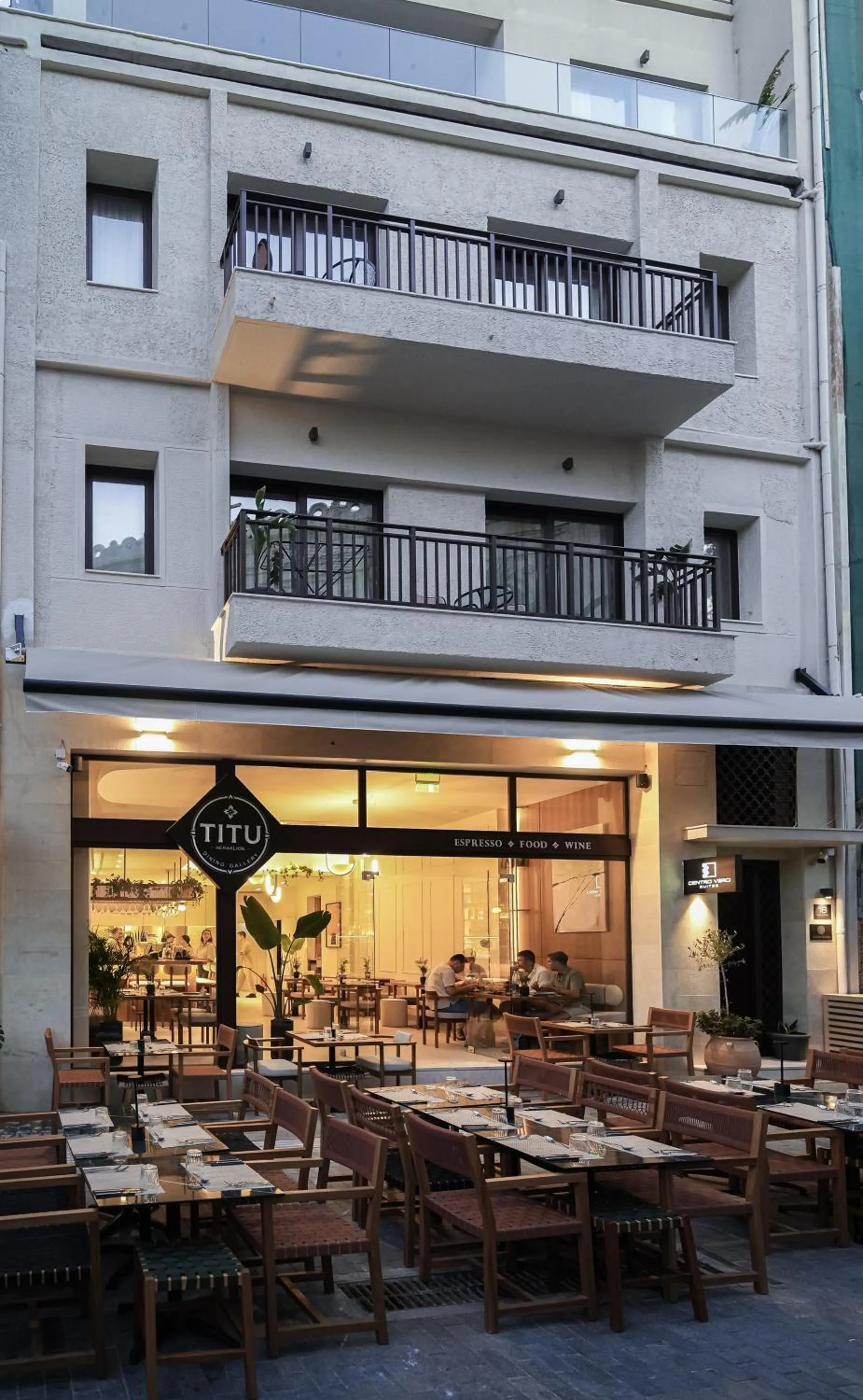 Property building in Centro Vero Suites by Omilos Hotels