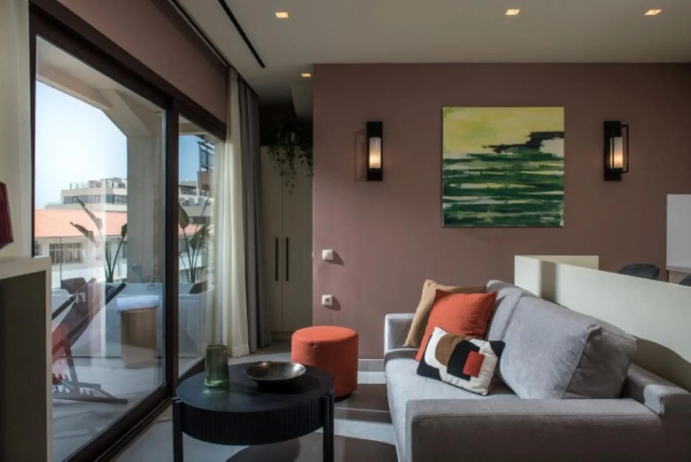 Living room in Centro Vero Suites by Omilos Hotels