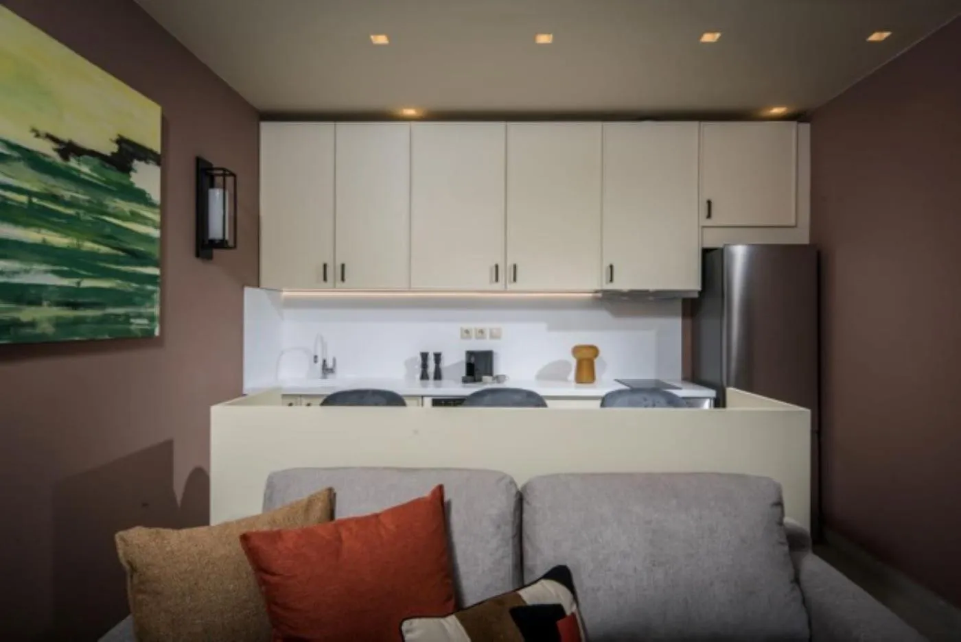 Kitchen or kitchenette in Centro Vero Suites by Omilos Hotels