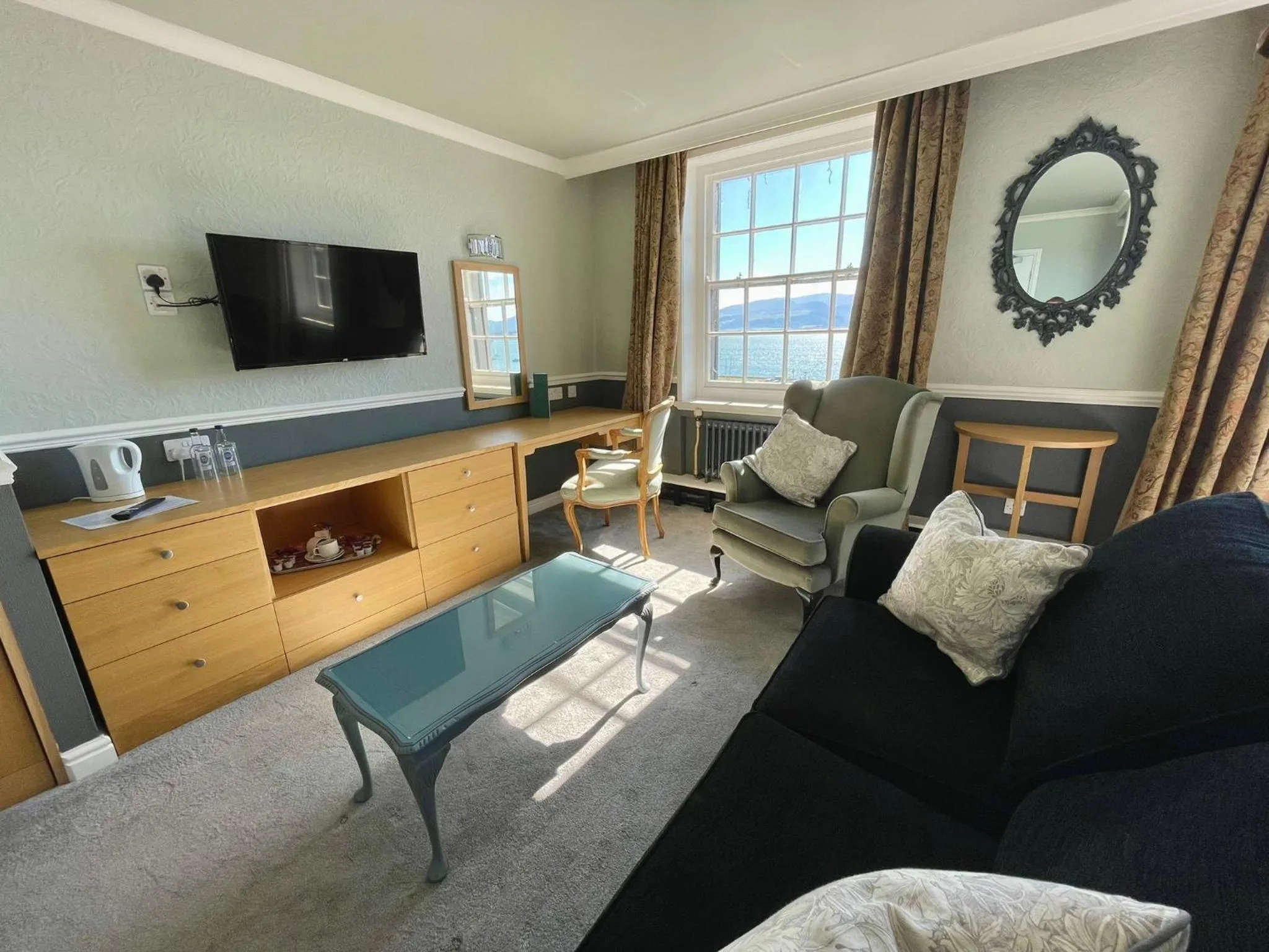 Seating area in The Bulkeley Hotel