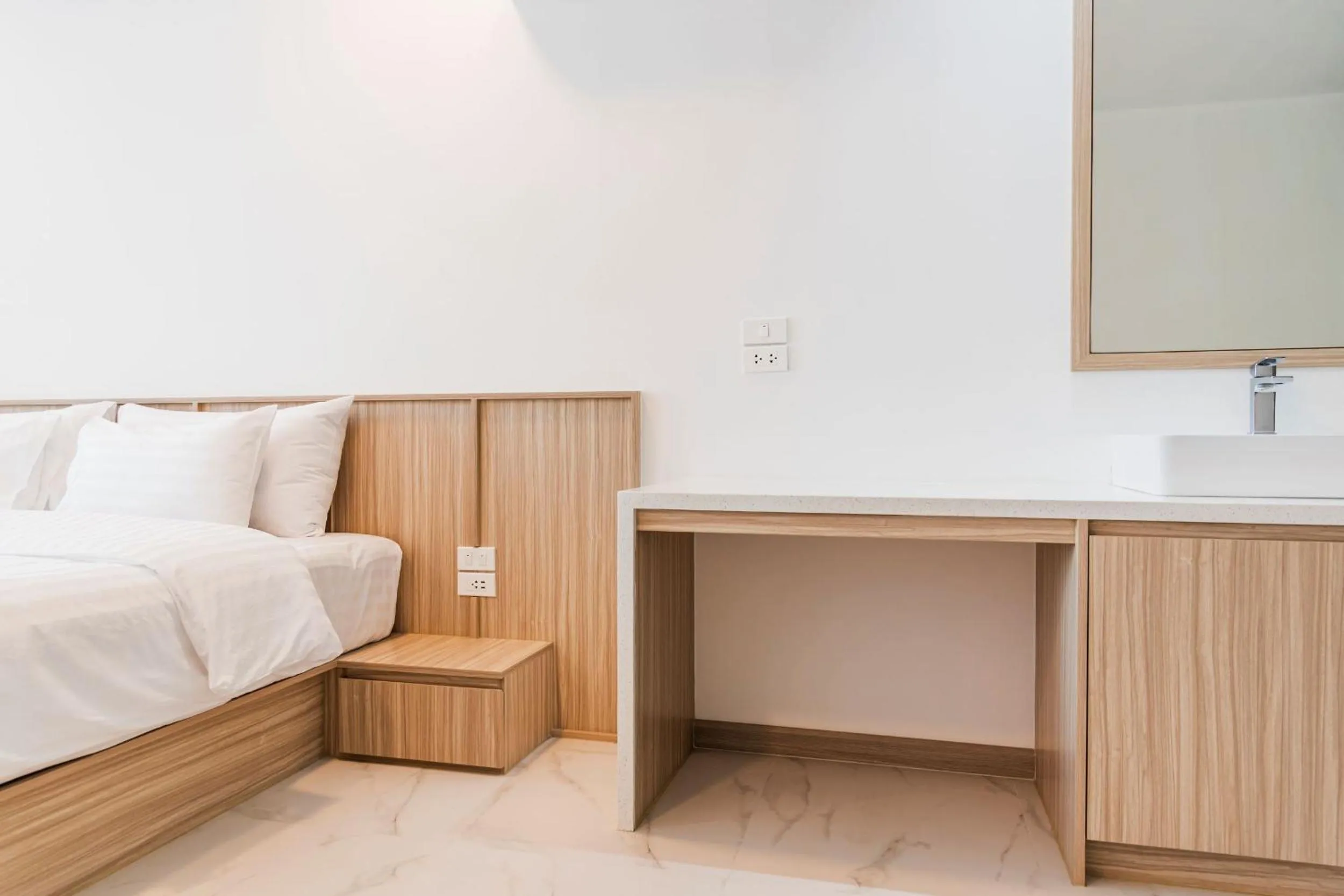 Decorative detail, Bed in Replay Pool Villa