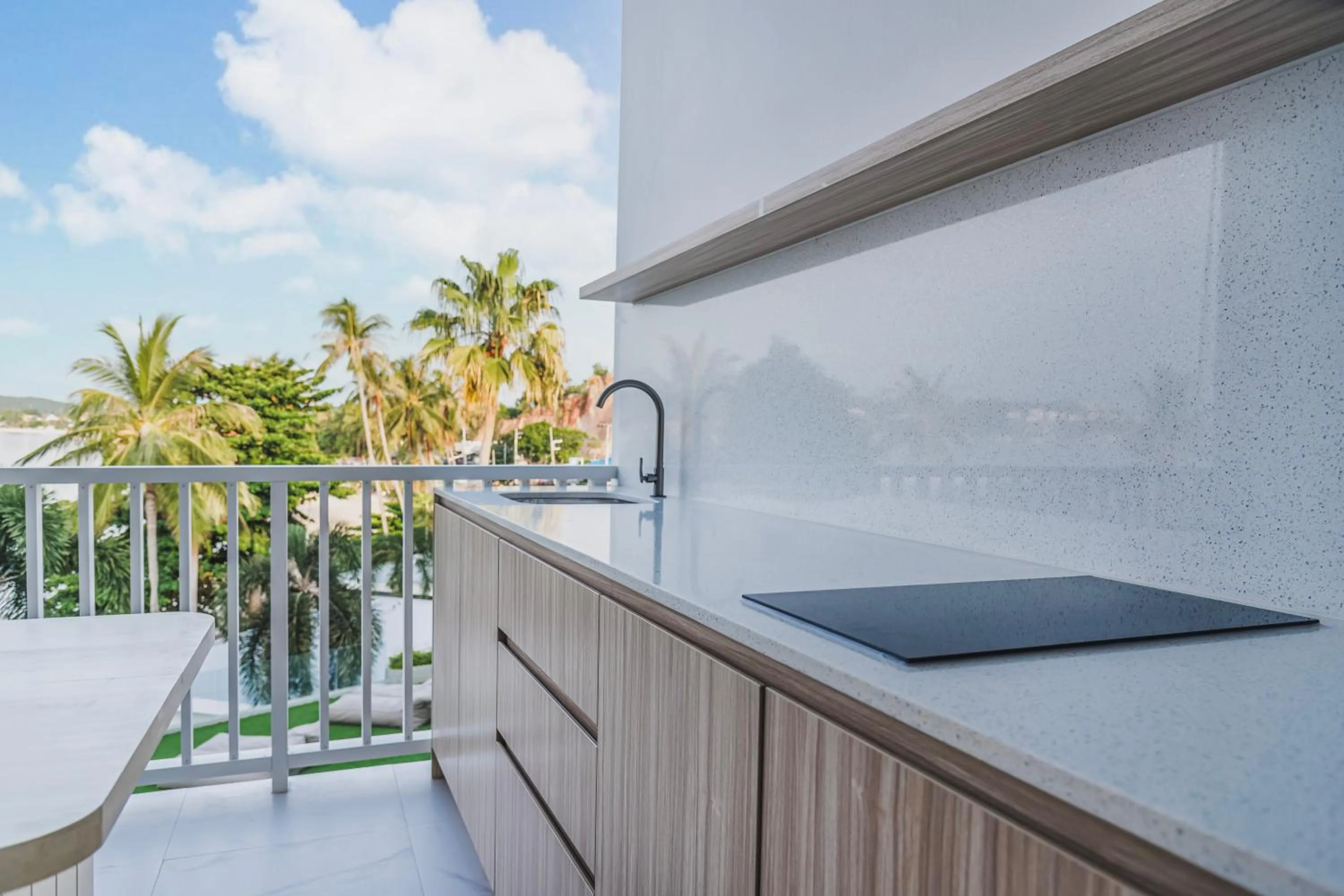 kitchen in Replay Pool Villa