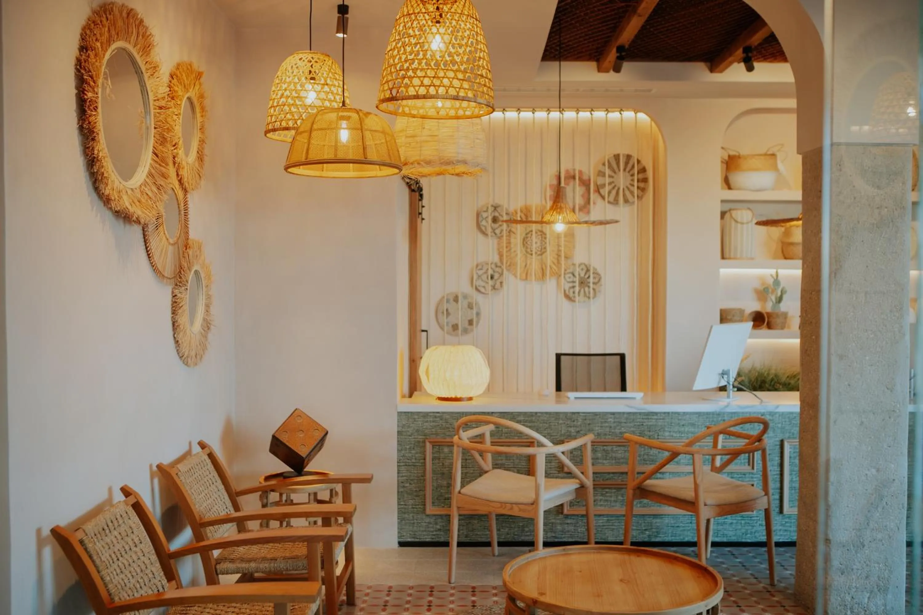 Lobby or reception in Hotel Meridional