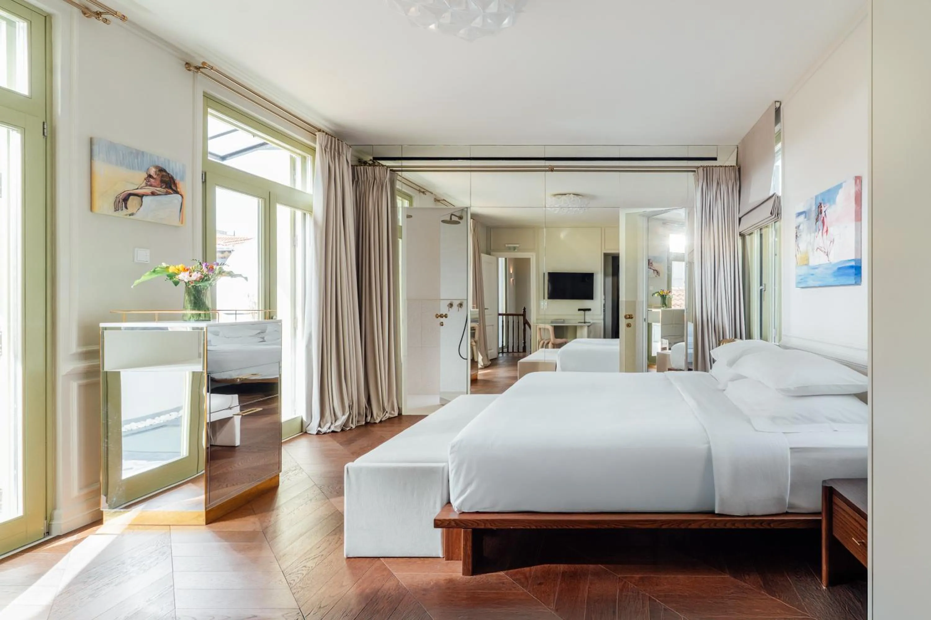 Photo of the whole room, Bed in Nosteo