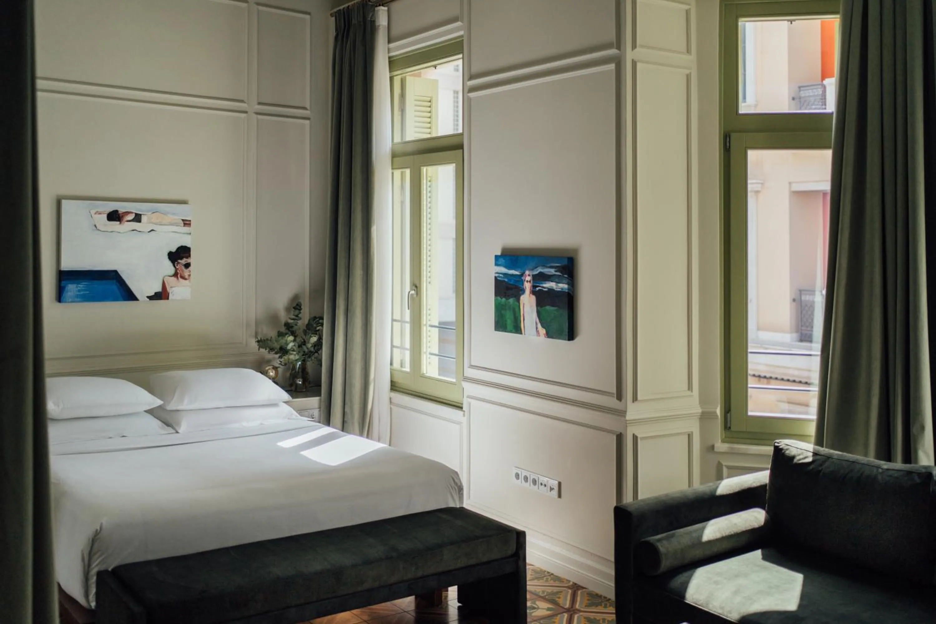 Photo of the whole room, Bed in Nosteo