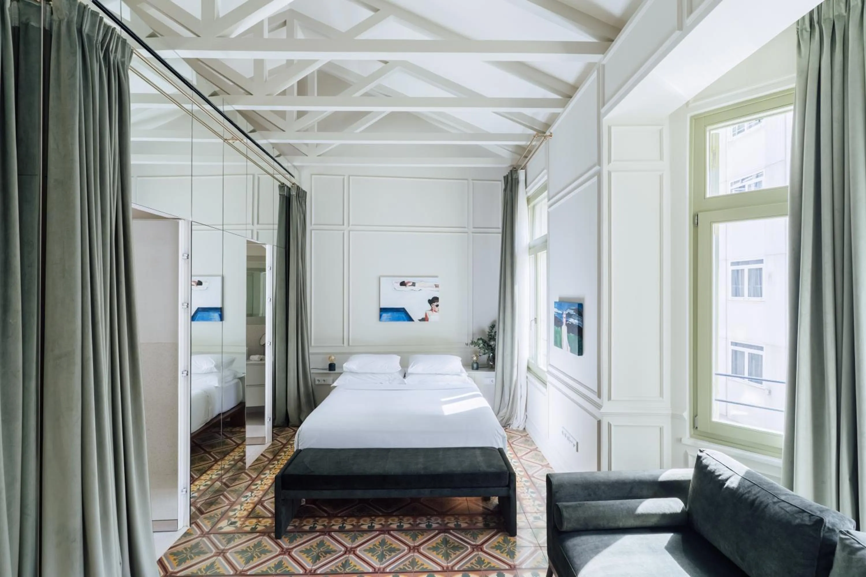 Photo of the whole room, Bed in Nosteo