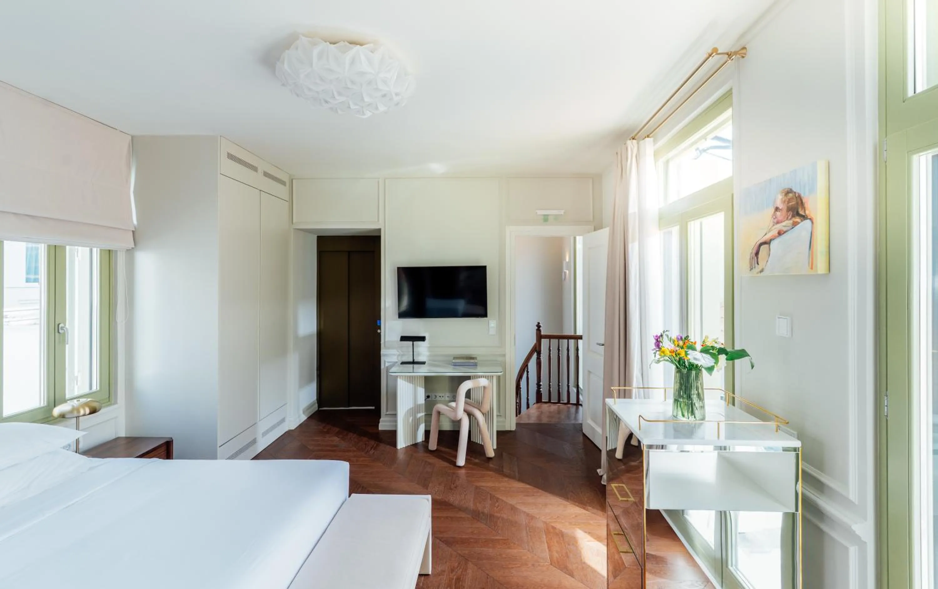 Photo of the whole room, Bed in Nosteo